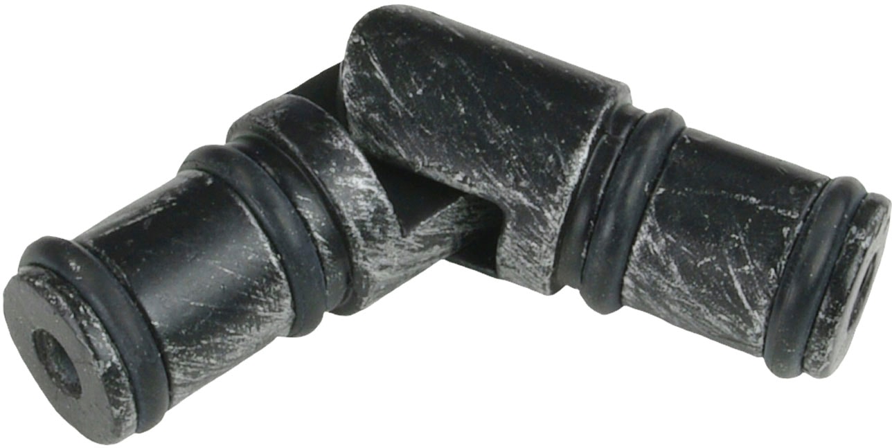 Liedeco Gardinenbefestigungen Ersatzteile "Gelenkverbinder, Eckverbinder "Esperanca" für 16 mm Stangen" Verbinder, Eckverbindung