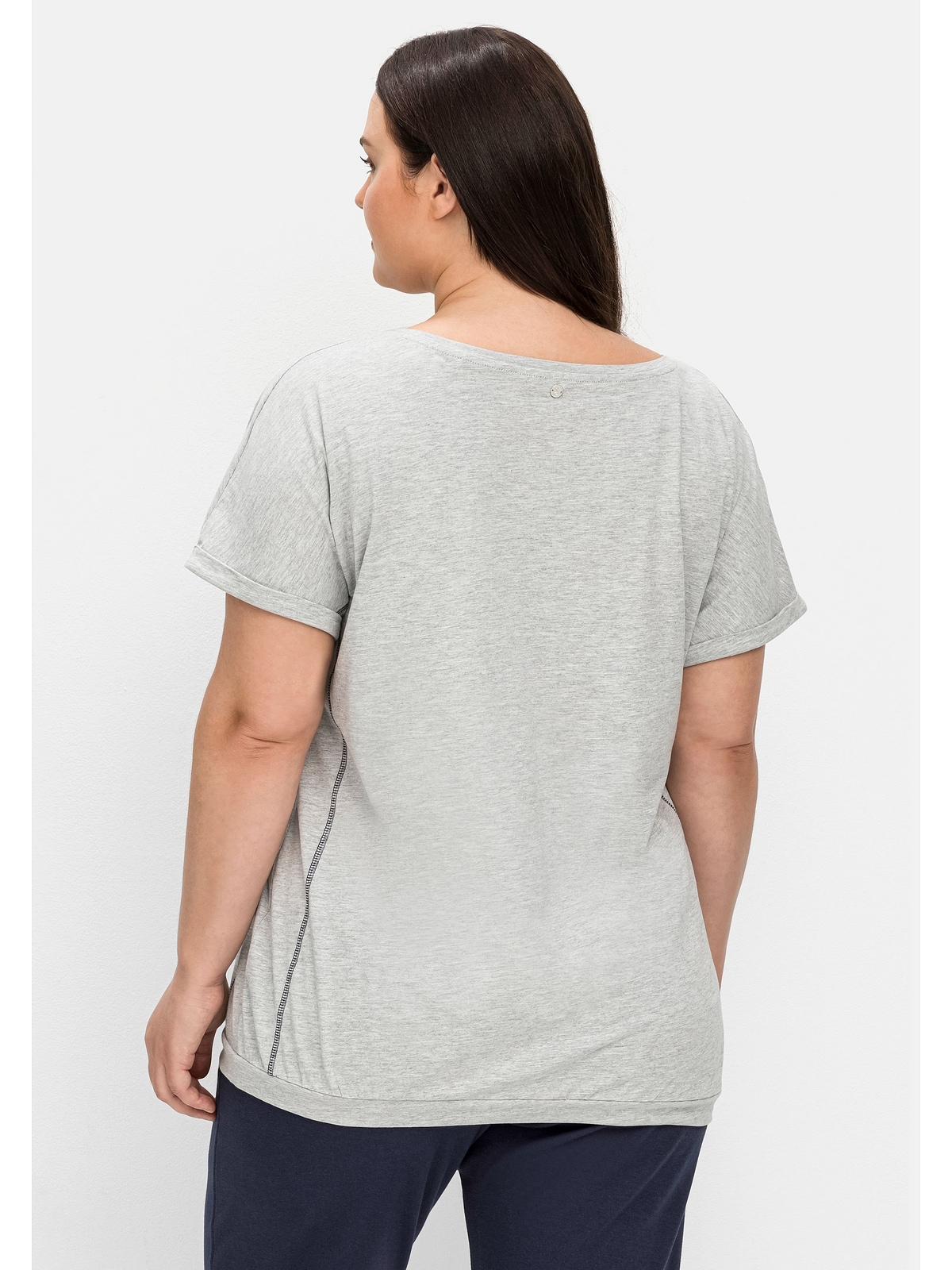 Saumbund BAUR mit T-Shirt Sheego elastischem kaufen Größen«, | für »Große