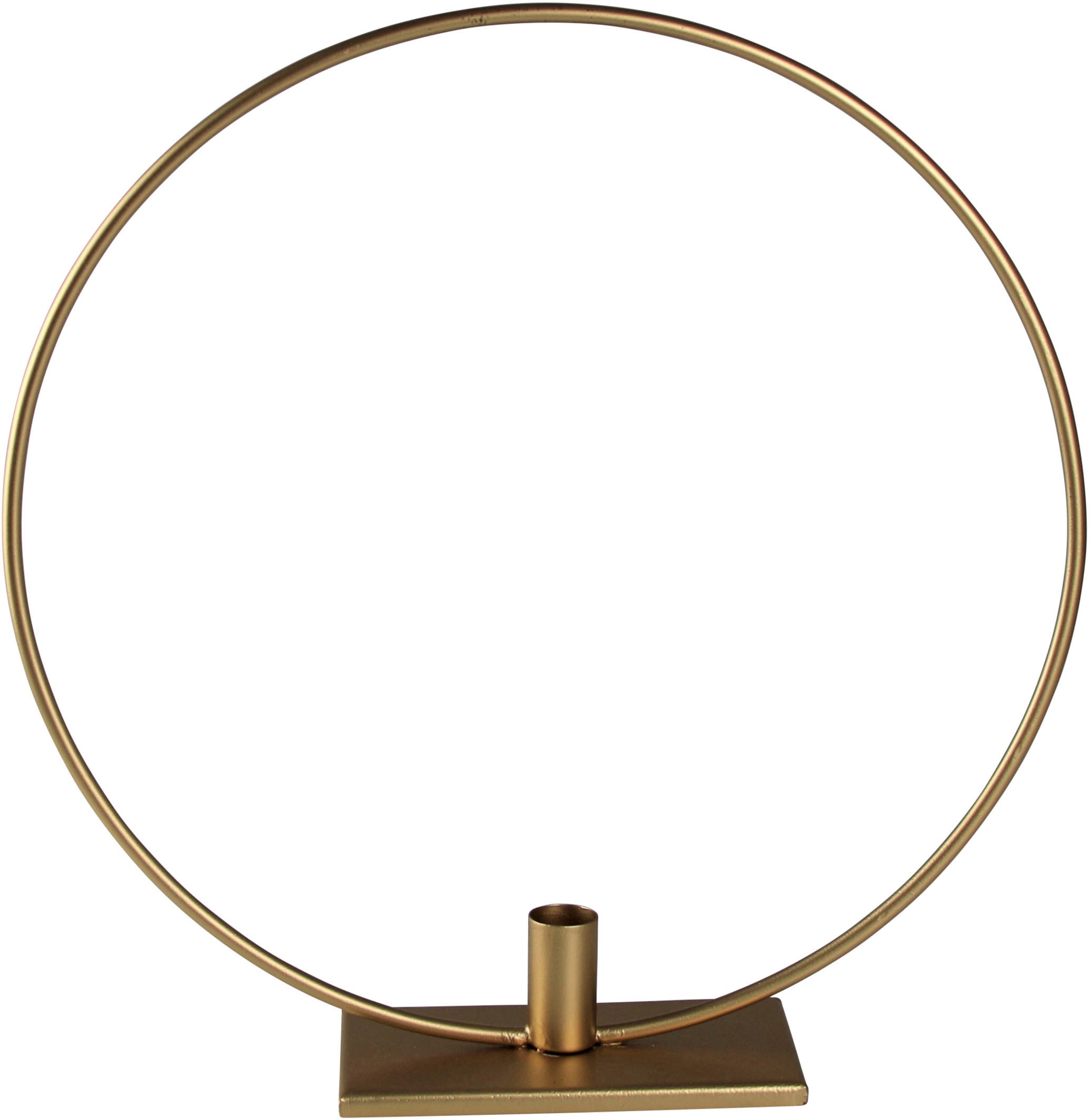 AM Design Kerzenhalter "Kerzenständer Ring" Stabkerzenhalter aus Metall, Hö günstig online kaufen
