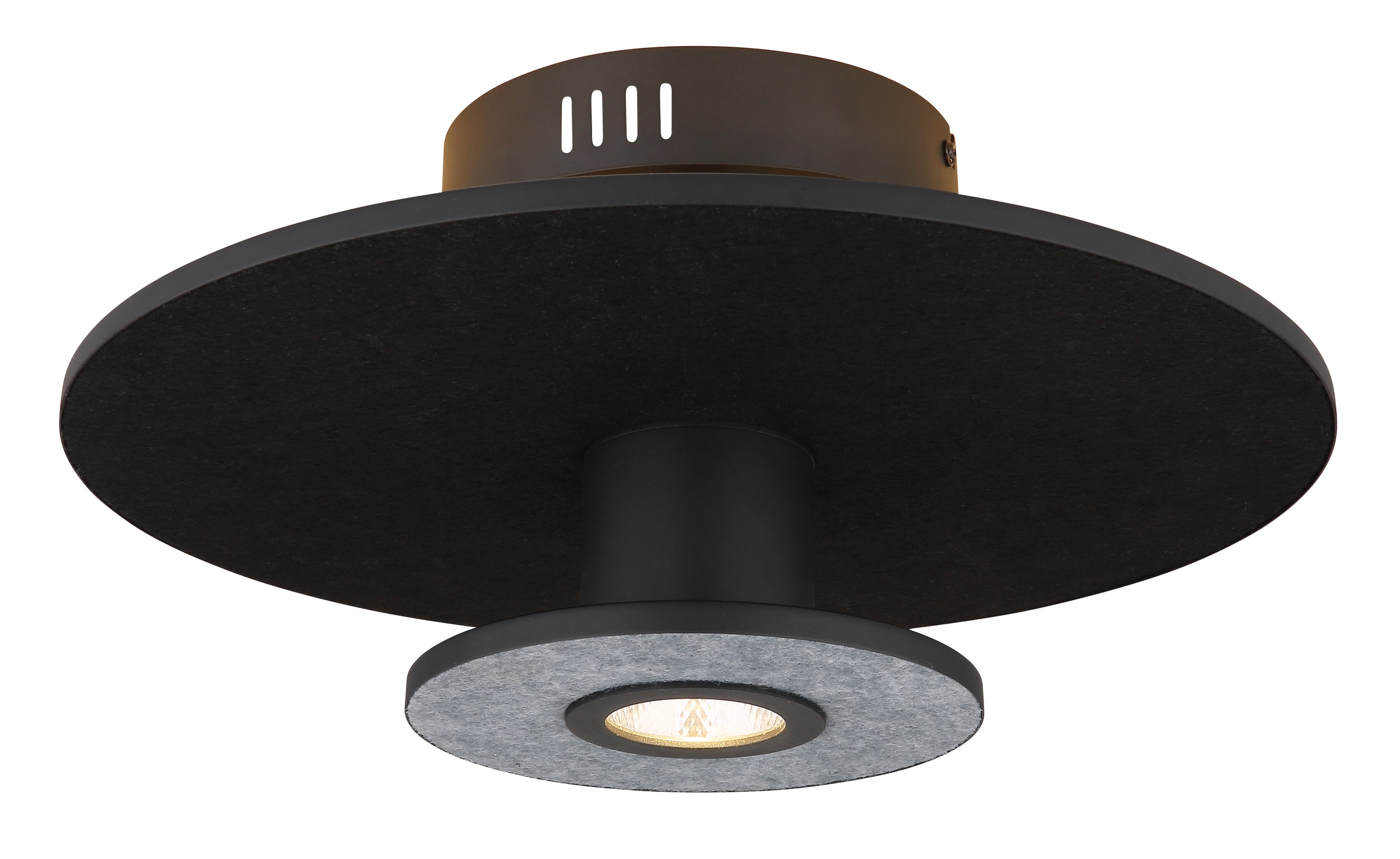 GLOBO LIGHTING LED Deckenleuchte »CARTER«, Leuchtmittel LED-Modul | LED fest integriert, Deckenlampe/3 Stufen bei Lichtschein/Wohnzimmer/schwarz