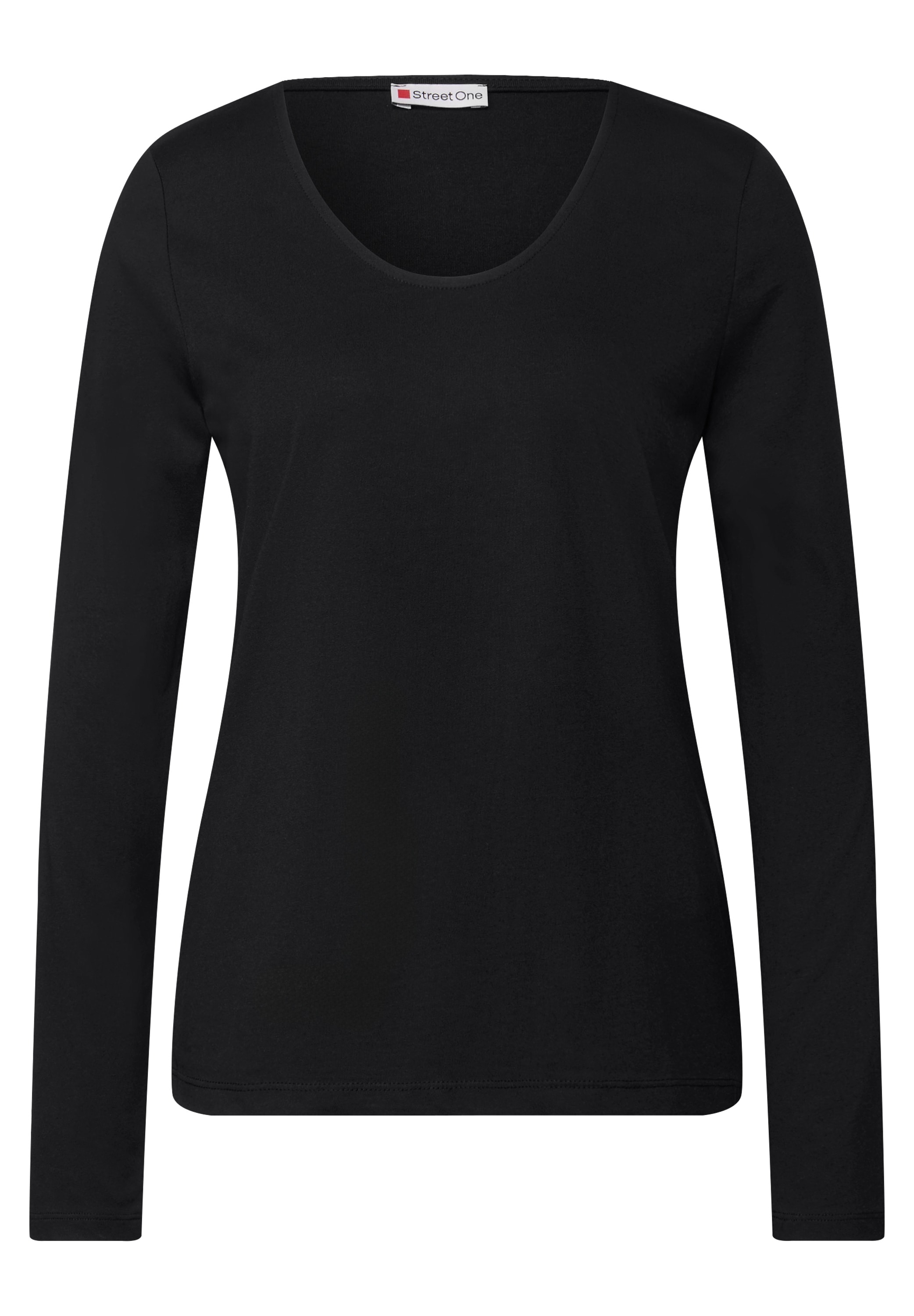 STREET ONE Langarmshirt, im soften Baumwoll-Mix