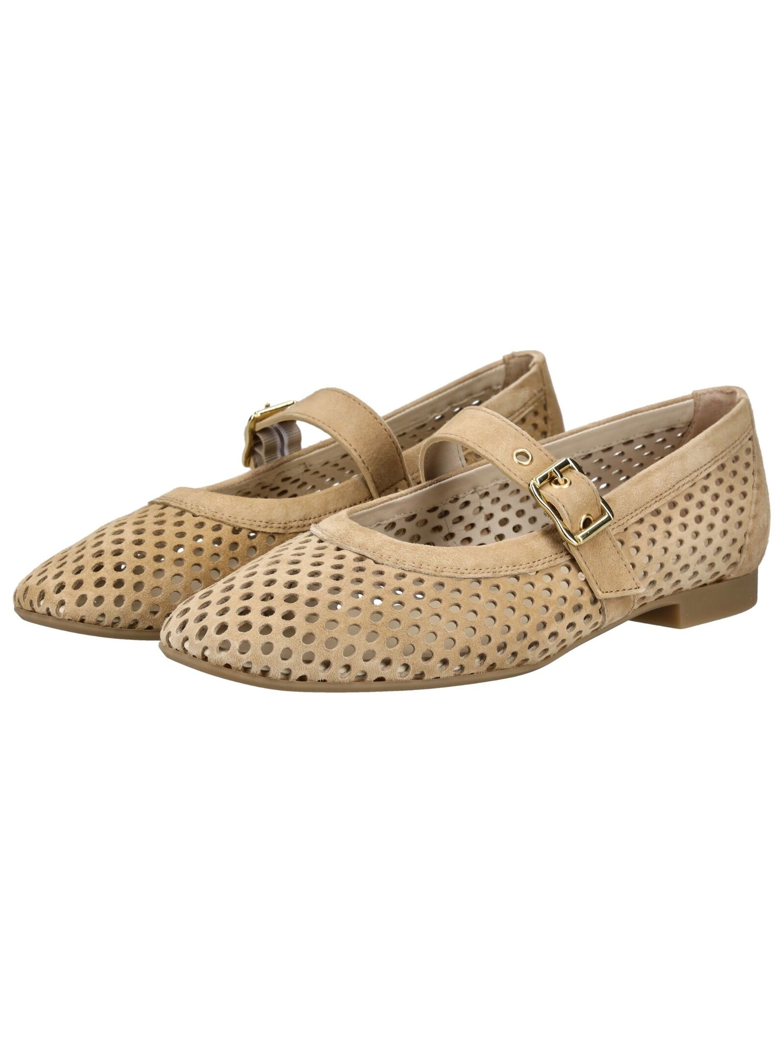 Paul Green Strap Ballerinas Beige Size 41 3