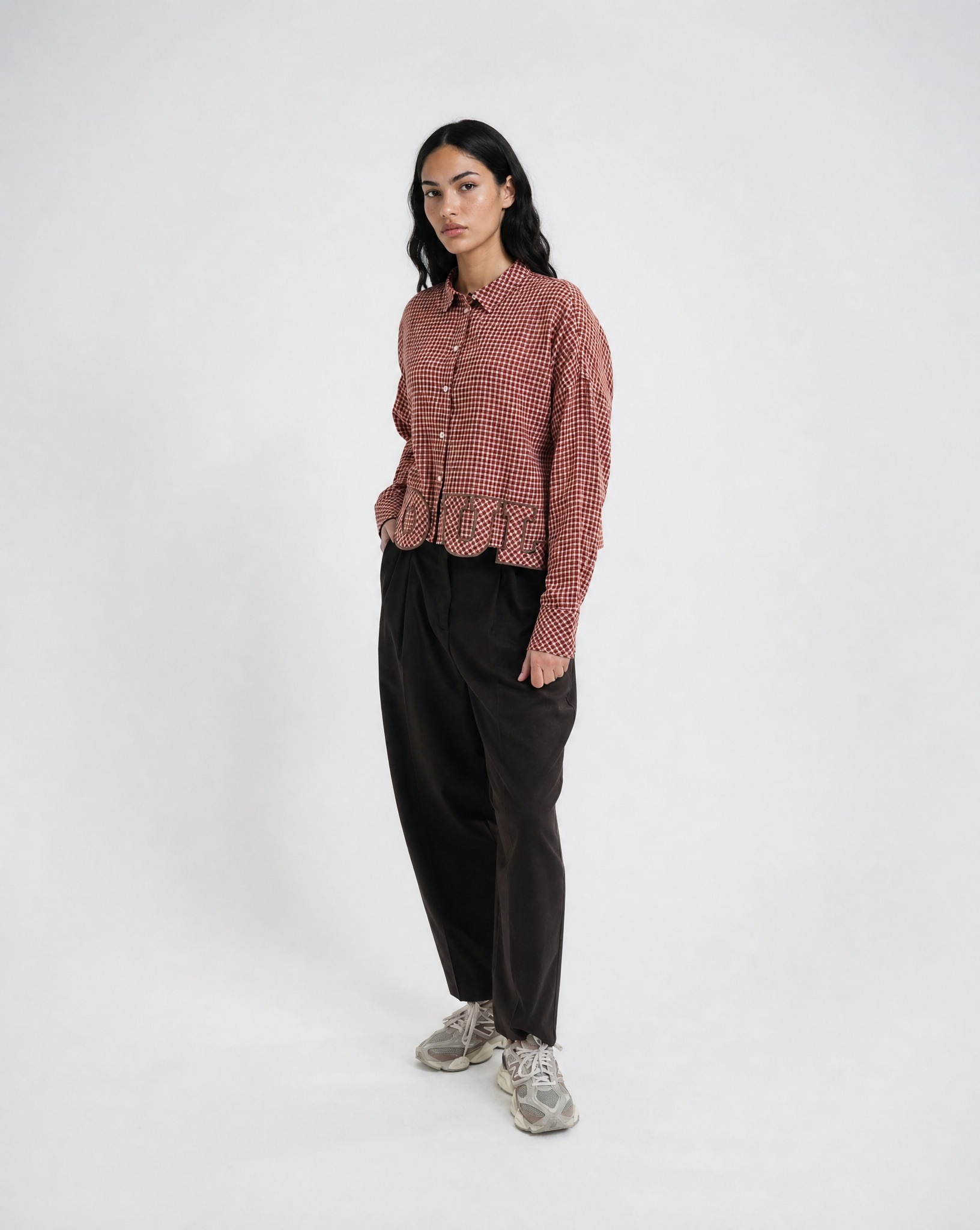 Smith & Soul Langarmbluse in moderner Boxy-Form
