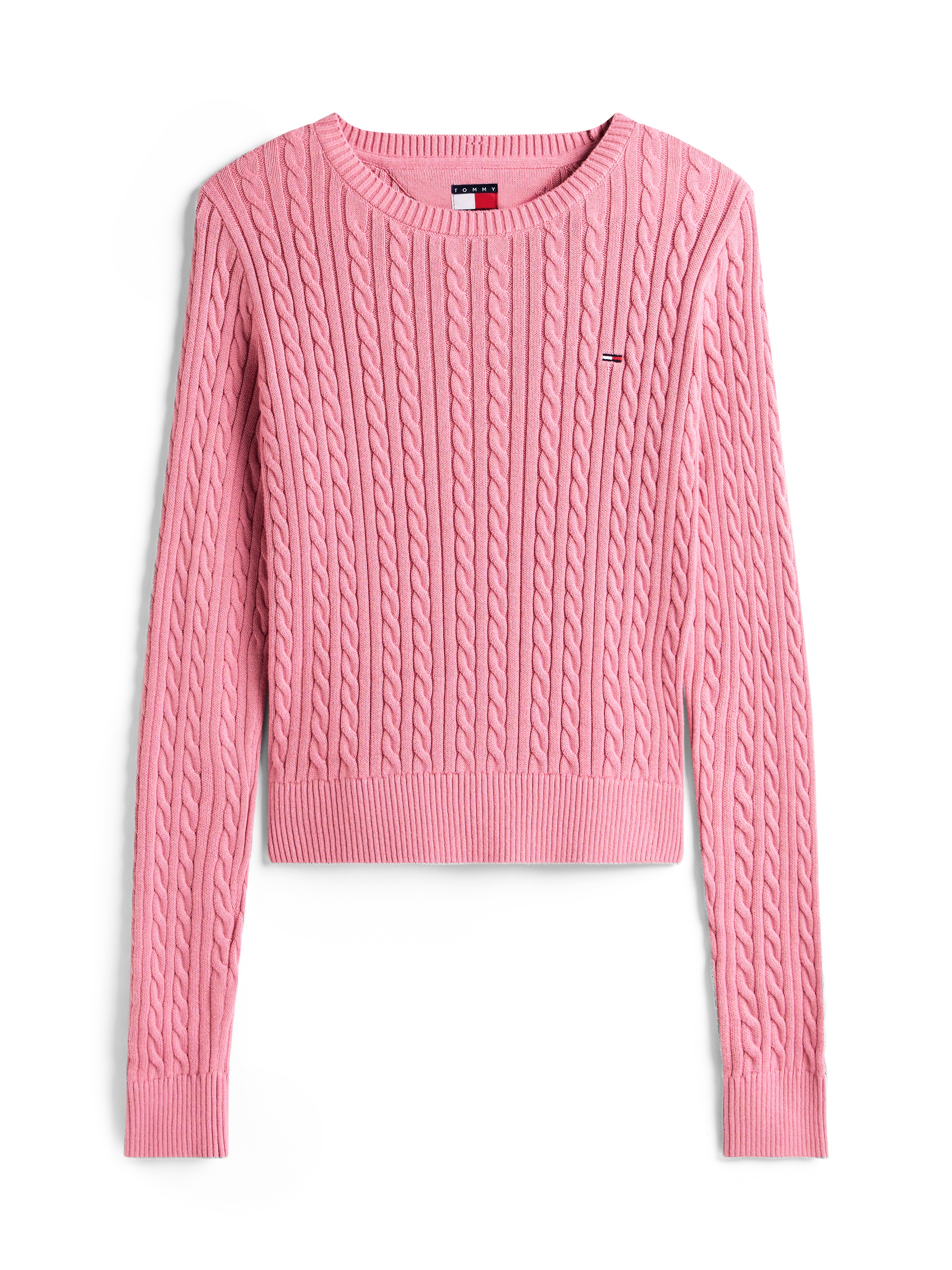 Tommy Jeans Strickpullover »TJW CABLE ESSENTIAL SWEATER«, mit Zopfmuster