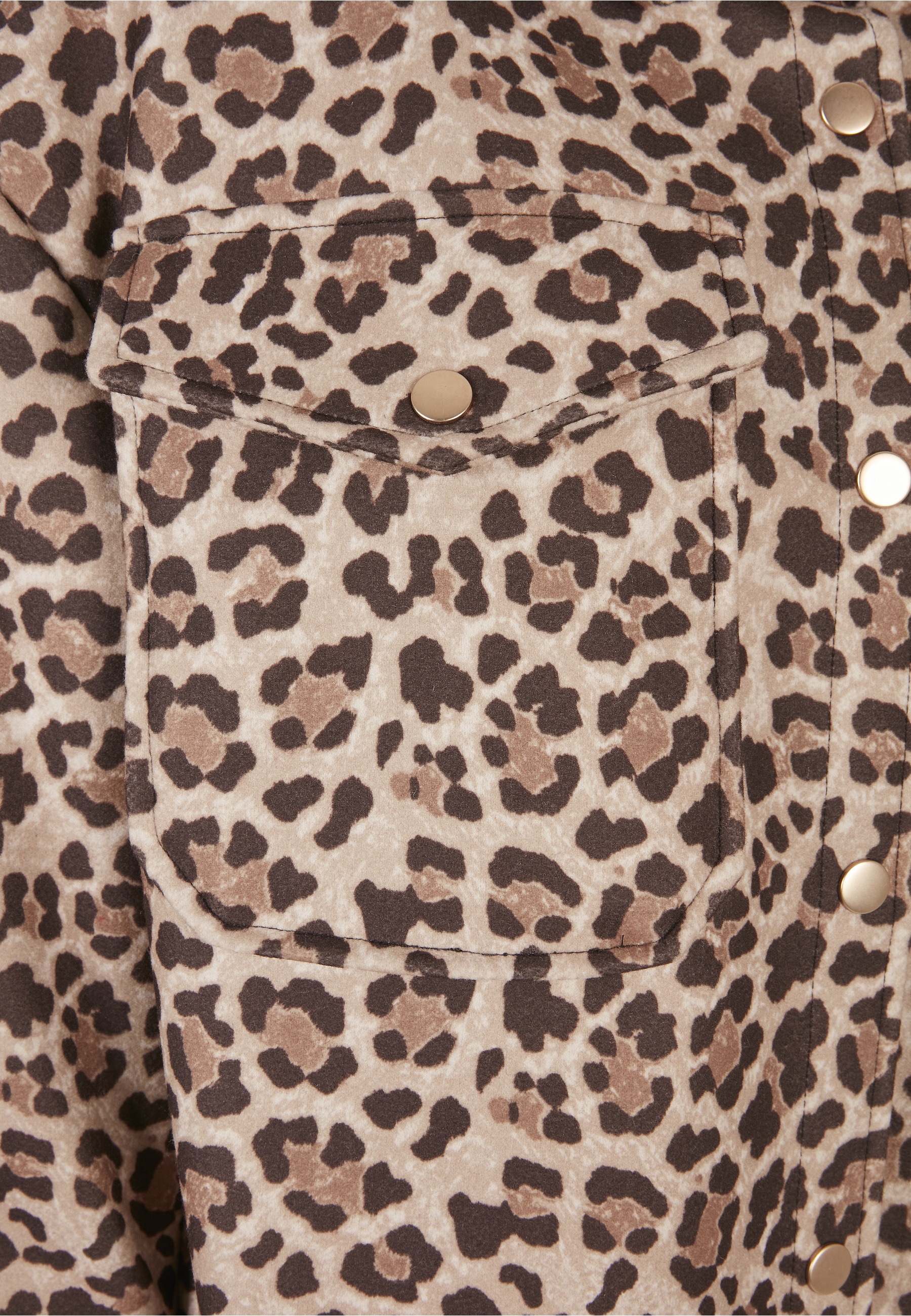 URBAN CLASSICS Langmantel »Urban Classics Damen Ladies AOP Overshirt«