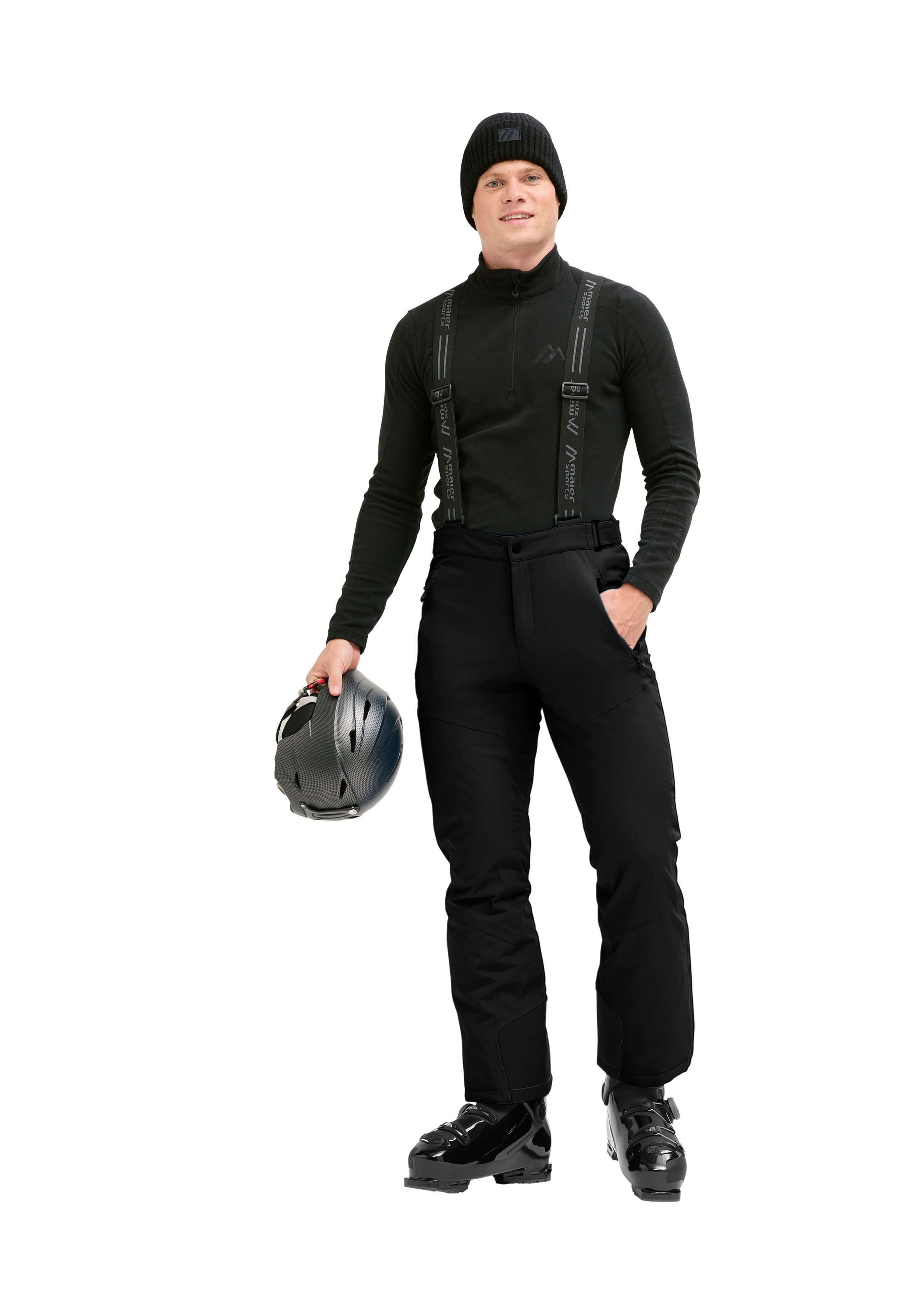 Maier Sports Skihose »Anton 3.0«  Herren Schneehose mit Hosenträgern, wind/wasserdicht, Regular Fit