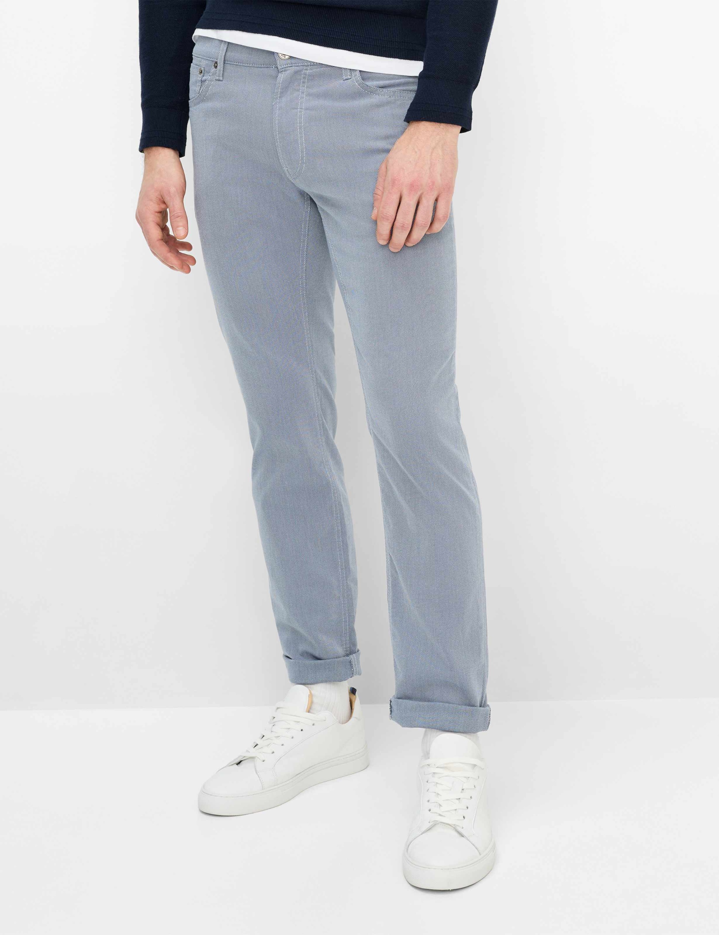 BRAX CHUCK Men 5-Pocket Trousers Blue 34/32 4