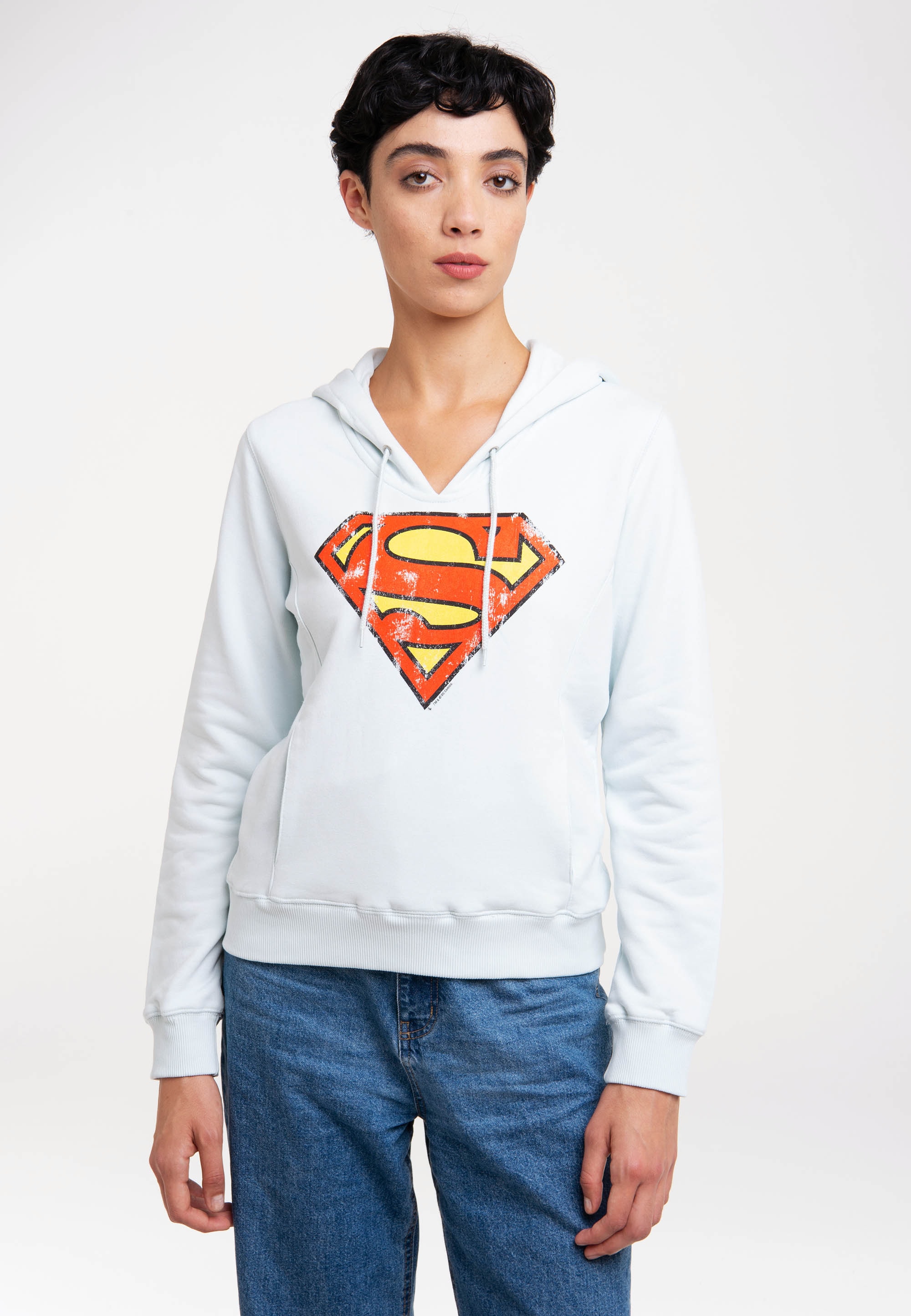 LOGOSHIRT "DC Comics - Superman", mit lizenziertem Print