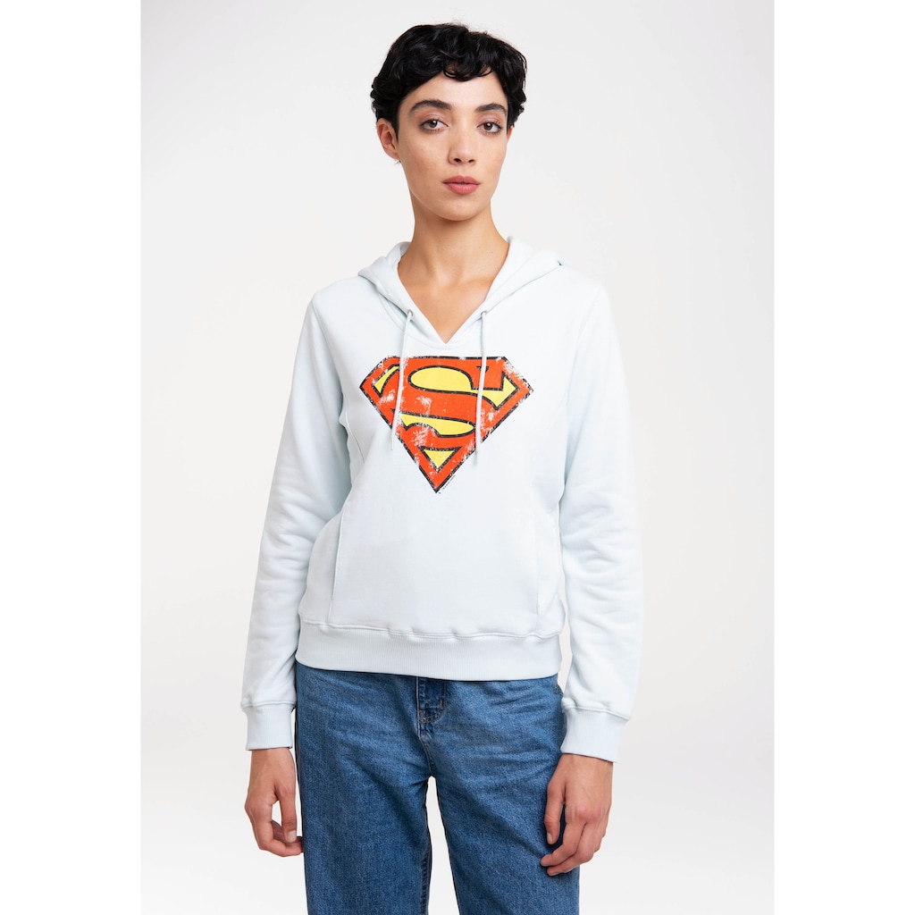 LOGOSHIRT Kapuzensweatshirt »DC Comics Superman« mit lizenziertem Print