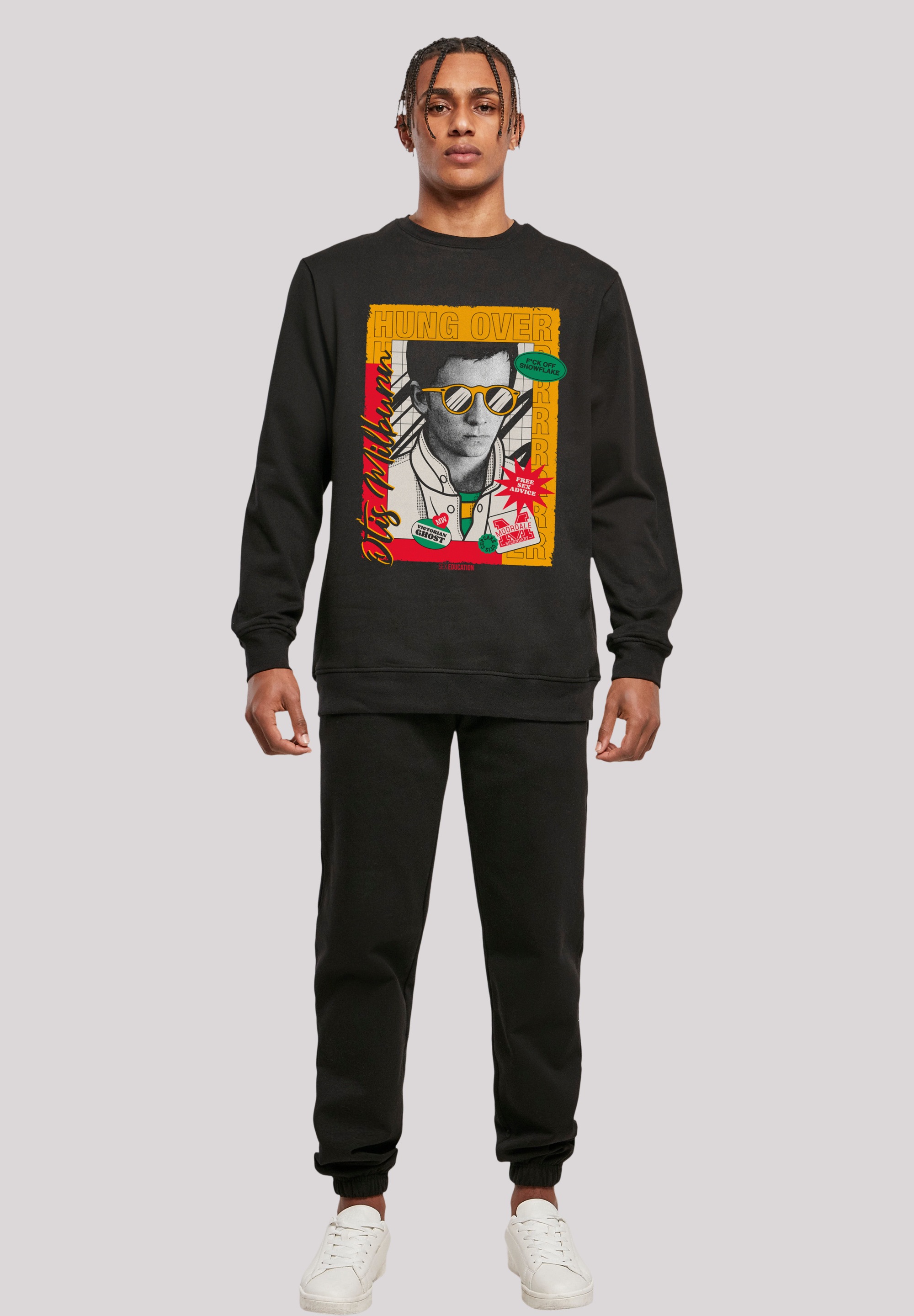 F4NT4STIC Sweatshirt »Sex Education Otis Hung Over Collage«, Premium Qualität