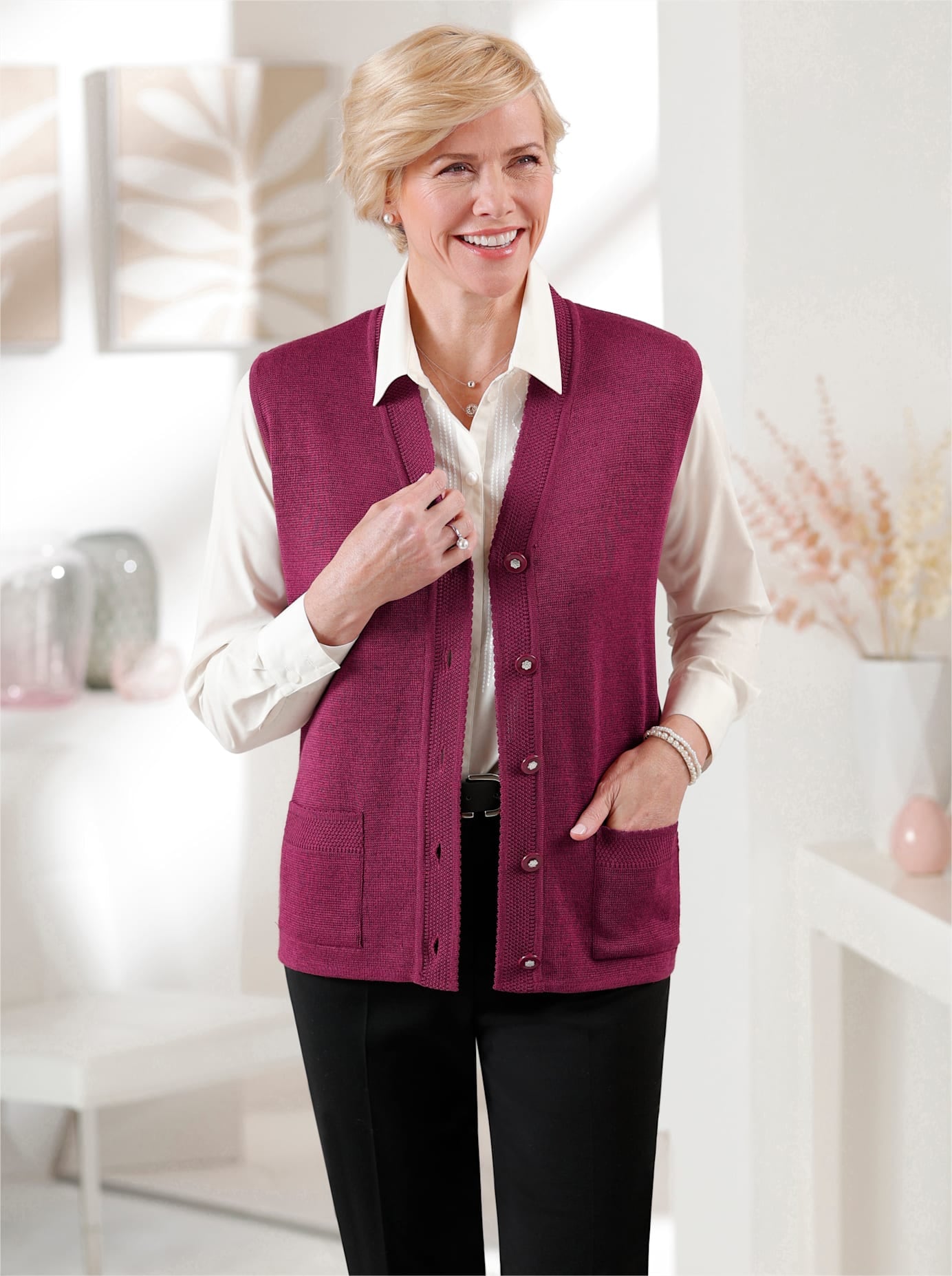 Classic Strickweste günstig online kaufen