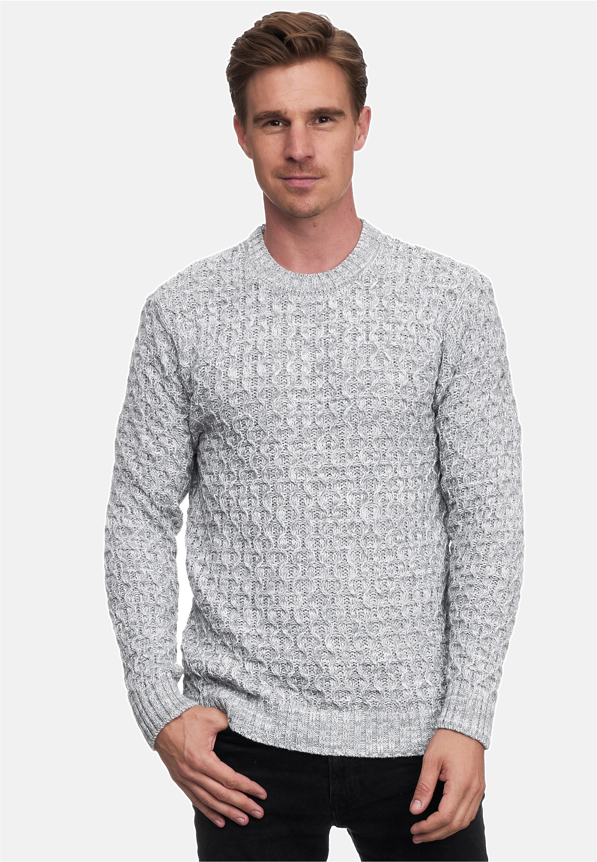 Rusty Neal Strickpullover mit elegantem Rundhalsausschnitt