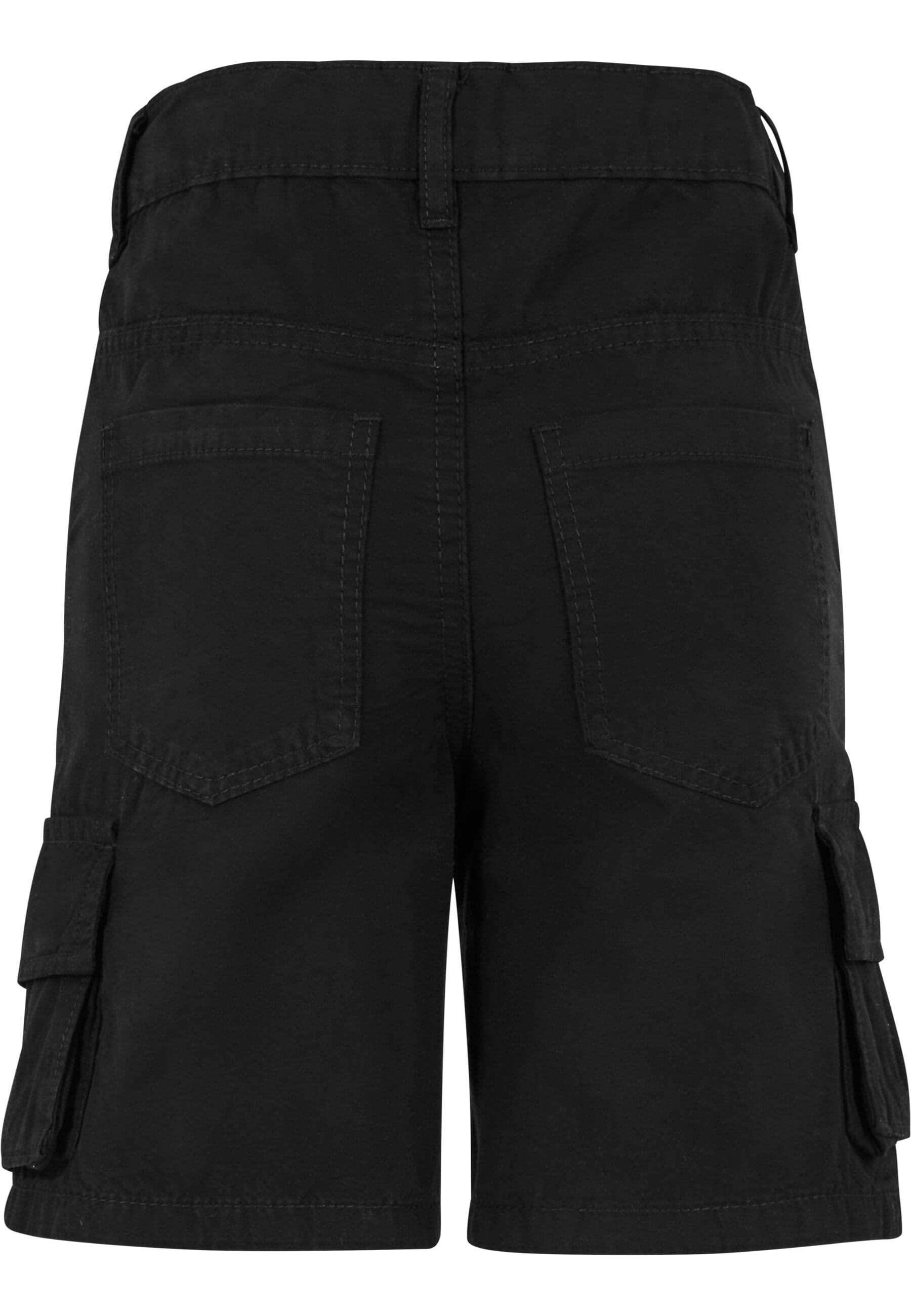 URBAN CLASSICS Cargoshorts »Urban Classics Boys Knee Pleat Cargo Shorts«, (1 tlg.)