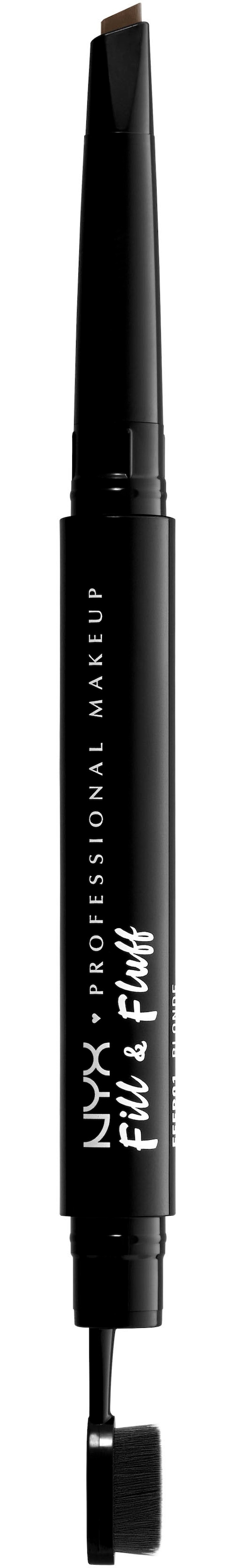 NYX Augenbrauen-Stift »Professional Makeup Fill & Fluff Eyebrow Pomade Pencil«, mit dichter Härchenbürste