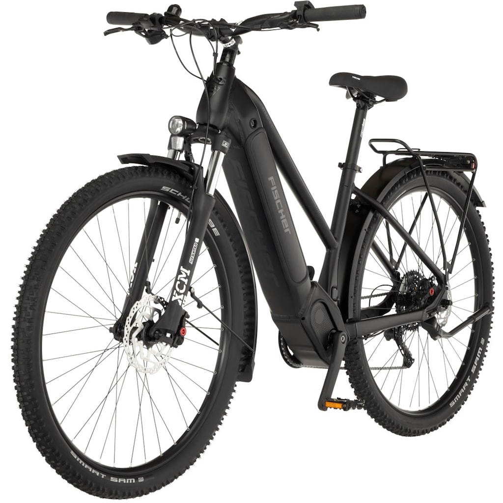 FISCHER Fahrrad E-Bike »TERRA 8.0i 45«, 10 Gang, Shimano, Deore, Mittelmotor 250 W, (mit Fahrradschloss)