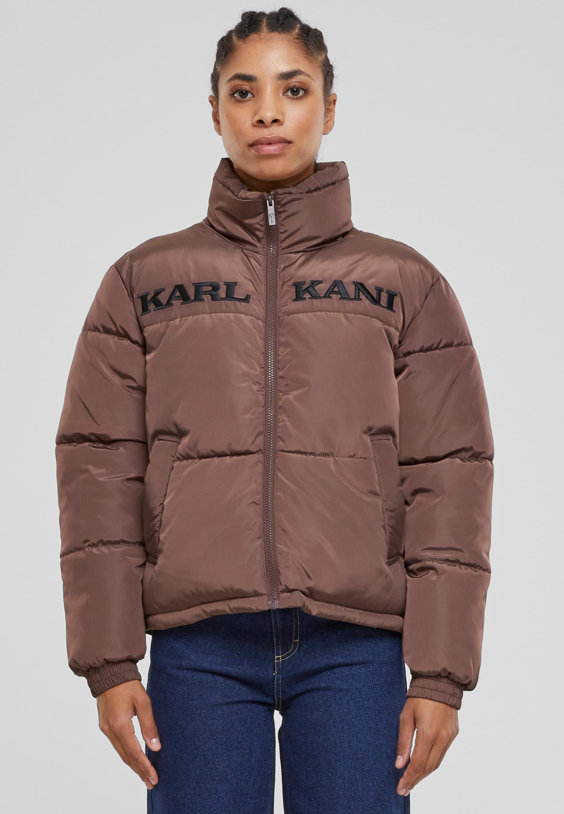 Karl Kani Winterjacke »Karl Kani Damen KW-JK012-021-04 KK Retro Essential Puffer Jacket«, (1 St.), ohne Kapuze