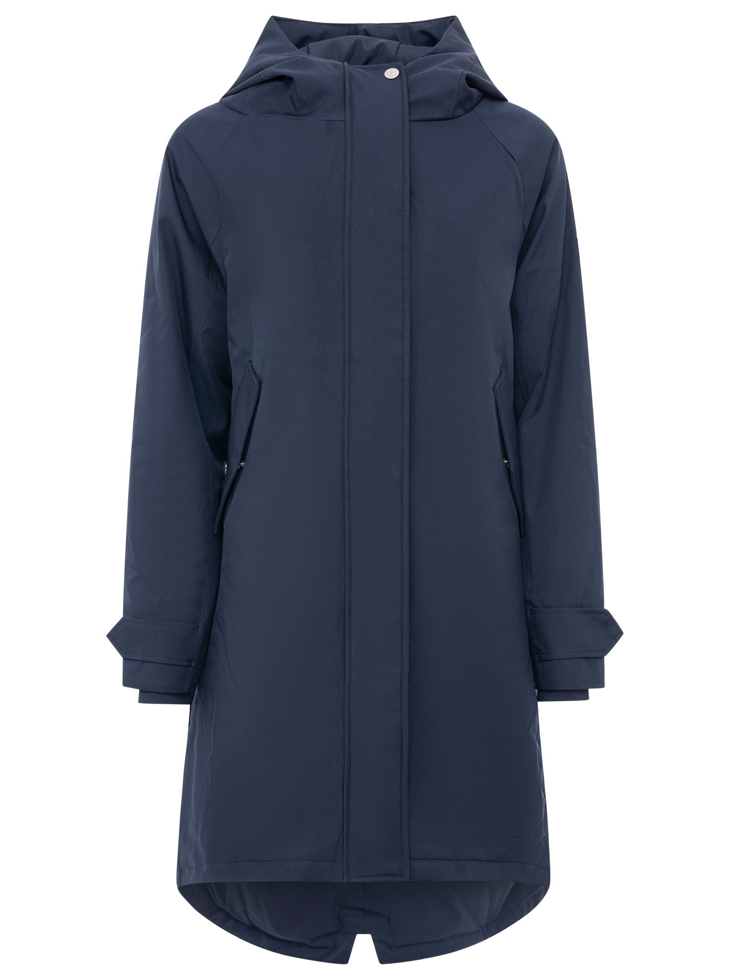 Thumbnail - Zwillingsherz Kurzmantel ""Keep Smiling"" Kapuze, verdeckter Reißverschluss