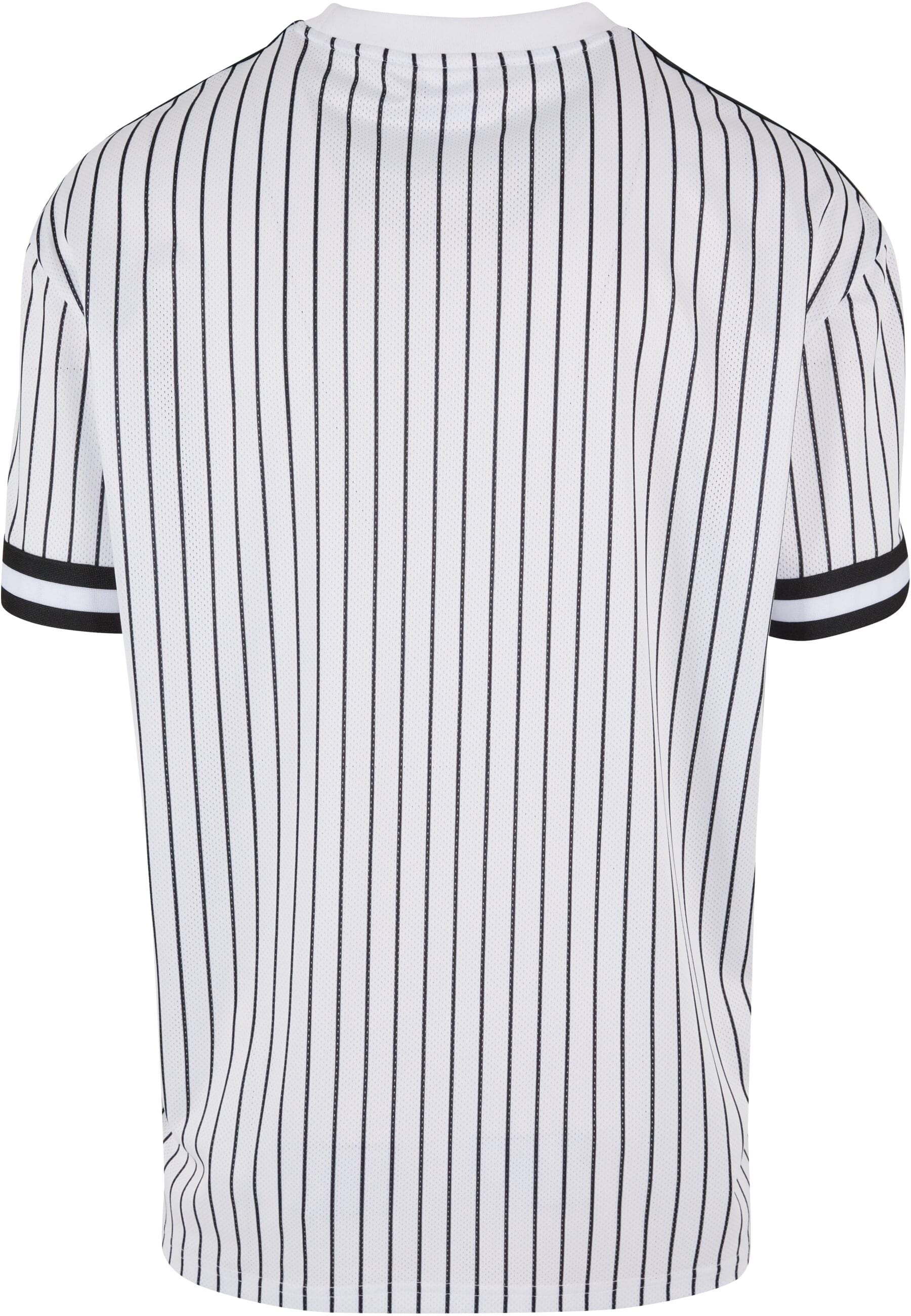 URBAN CLASSICS T-Shirt »Urban Classics Herren Oversized Striped Mesh Tee«, (1 tlg.)