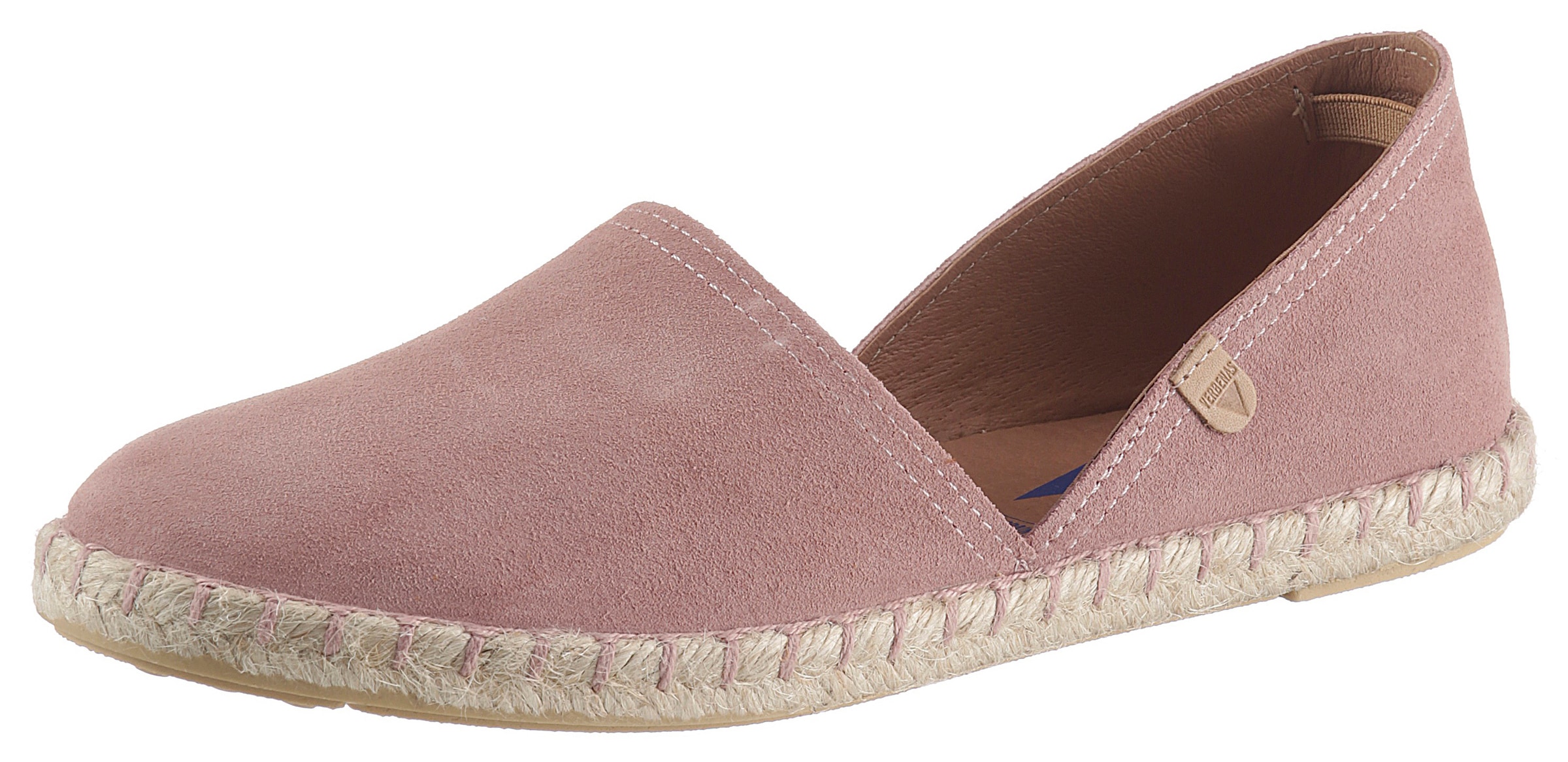 VERBENAS Espadrille "CARMEN SERRAJE", Schlupfschuh, Sommerschuh, Loafer mit typischem Jute-Rahmen