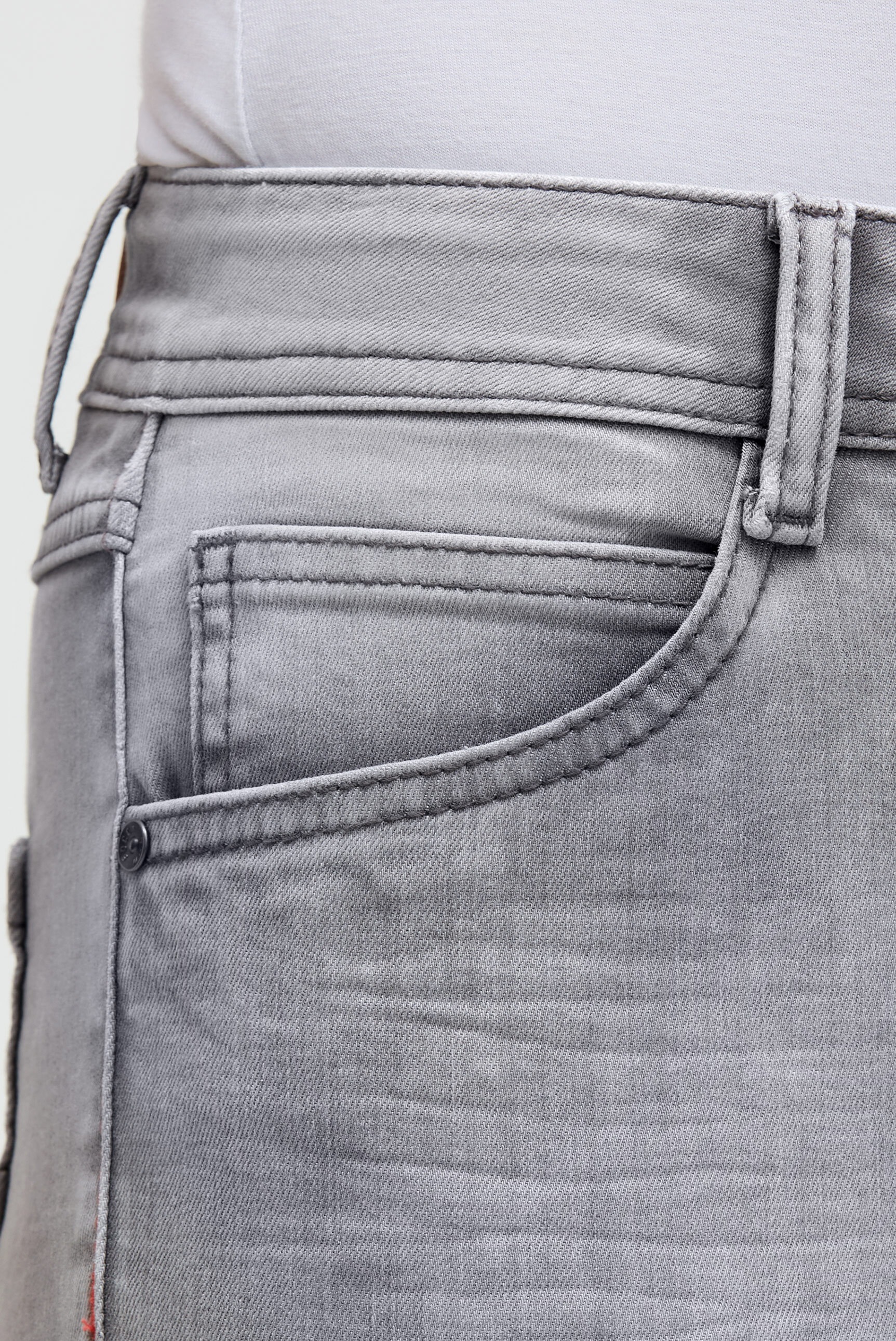 SOCCX Regular-fit-Jeans mit Schlitz am Saum