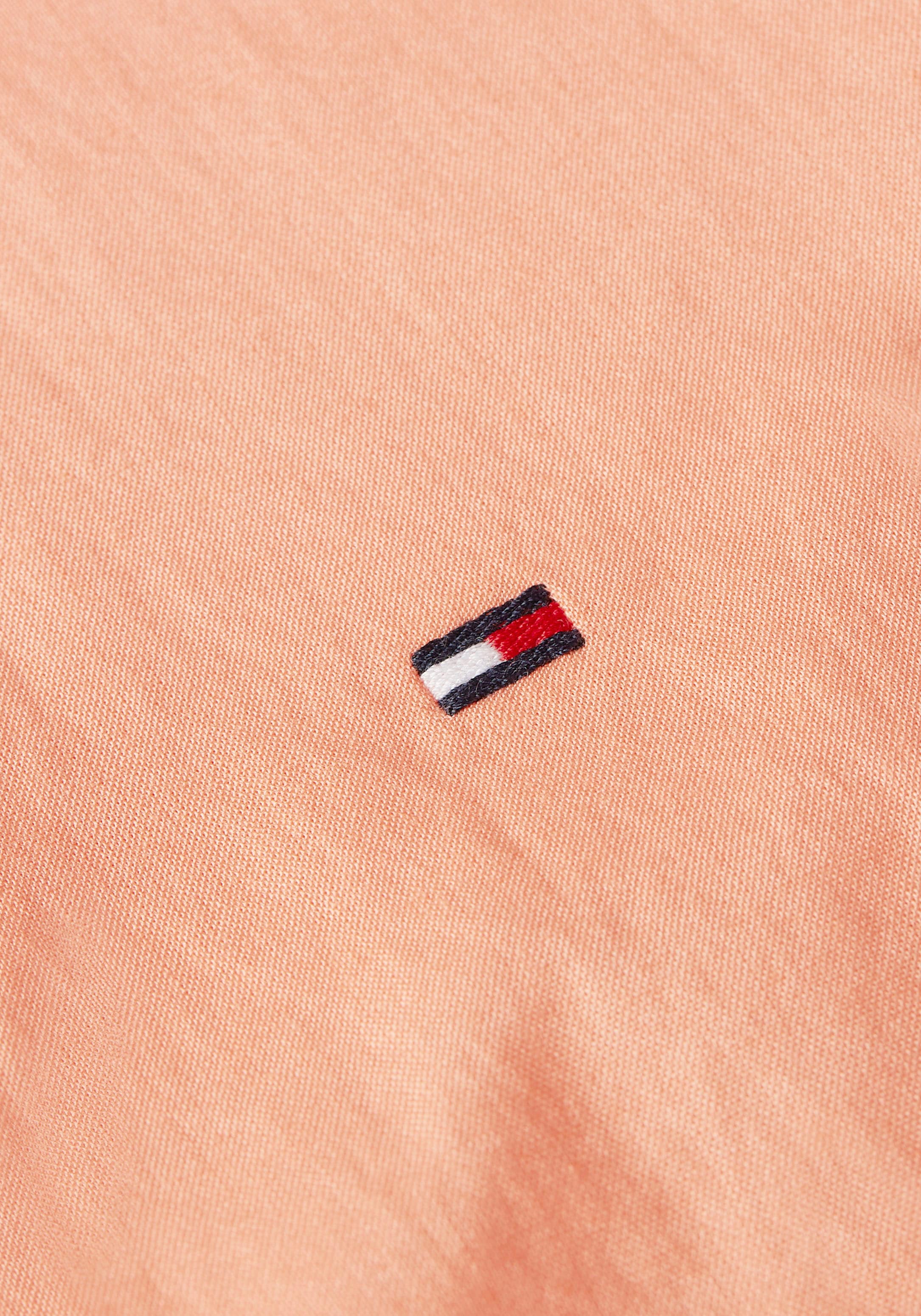 Tommy Hilfiger Langarmhemd »FLEX POPLIN RF SHIRT«, mit Tommy Hilfiger Labelschild innen an der Knopfleiste