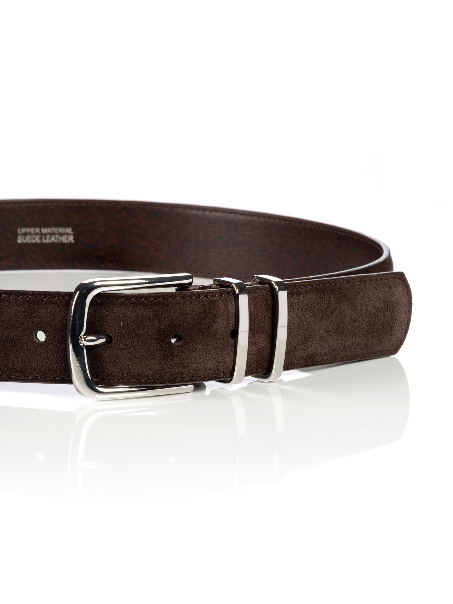 TOM TAILOR Synthetikgürtel "TTMILLIE" Veloursleder mit Ziernähten – 3,5 cm günstig online kaufen