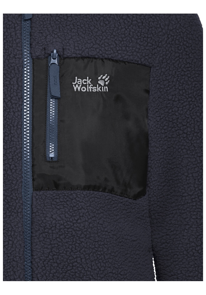 Jack Wolfskin Fleecejacke »LITE CURL FZ K« Atmungsaktiv, leicht, Übergangsjacke