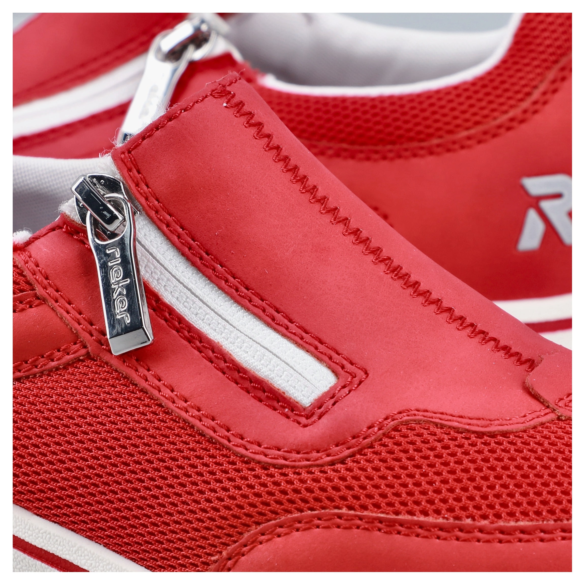 Rieker Slipper  Slip-on Sneaker, Halbschuh, Freizeitschuh mit Reißverschluss