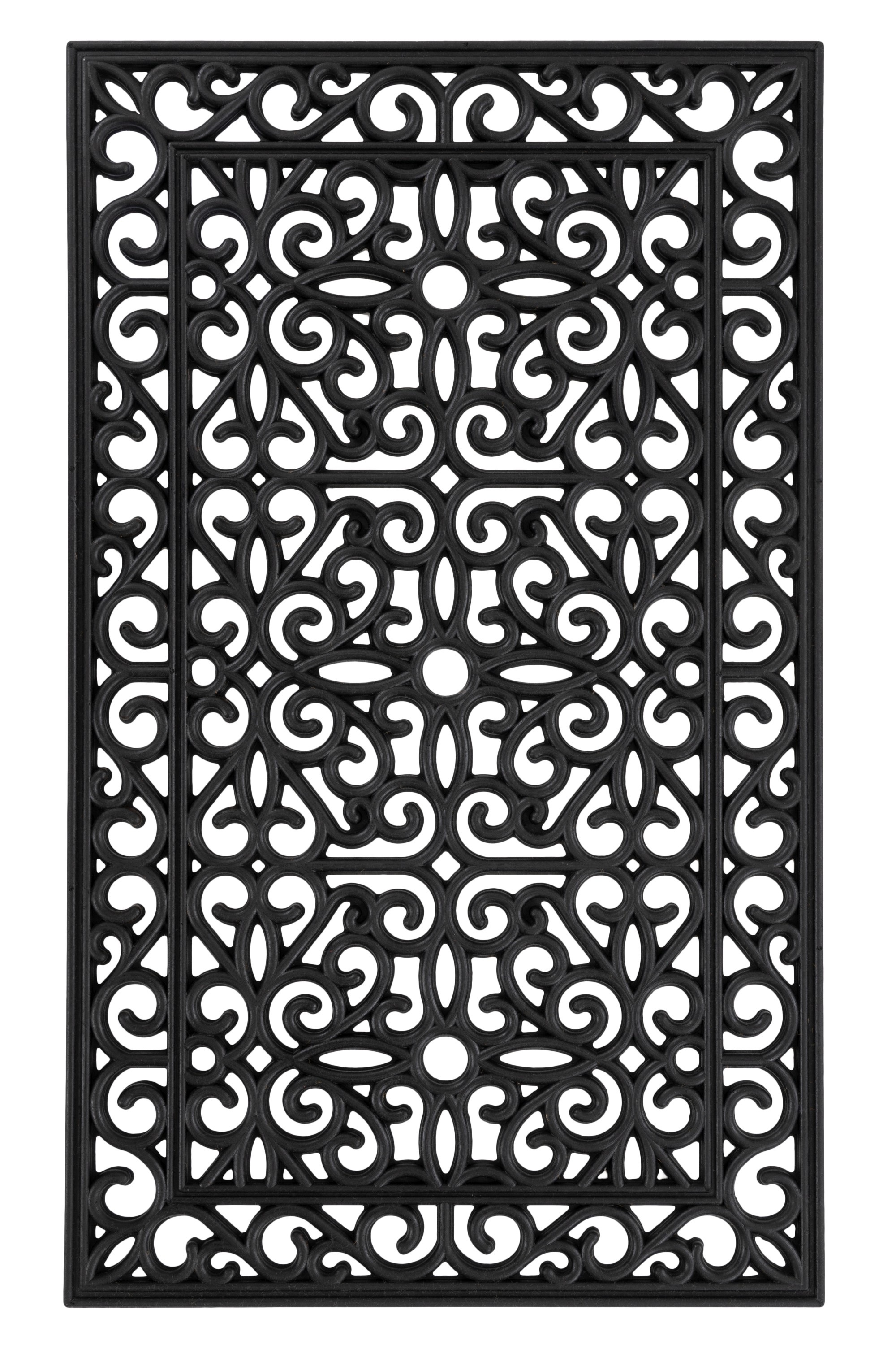 Kayoom Fußmatte "Everyday 125" rechteckig 8 mm Höhe Türmatte, Gummi, Eingan günstig online kaufen