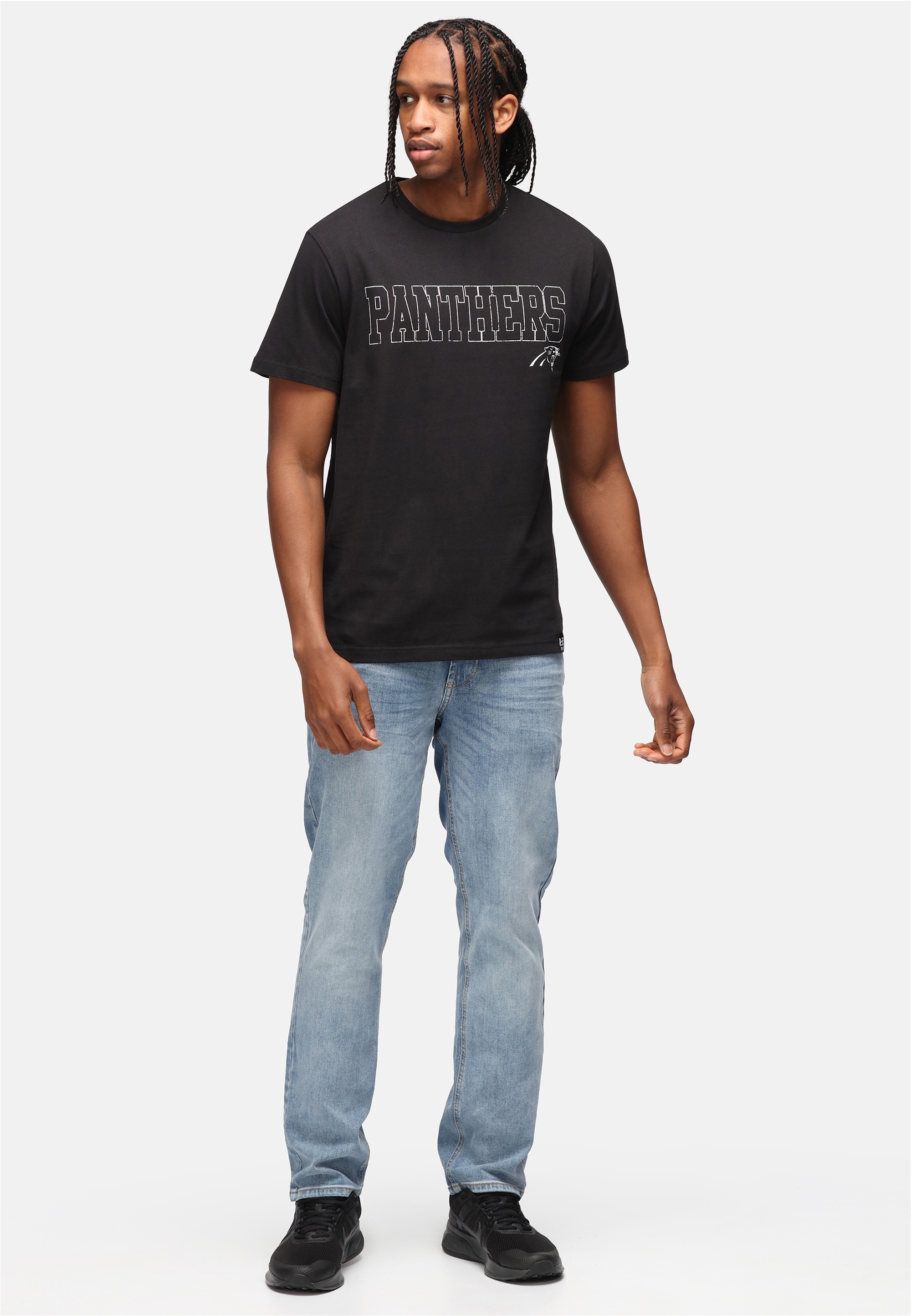 Recovered T-Shirt »NFL Panthers Logo Core«, (1 tlg.), im zeitlosen Design