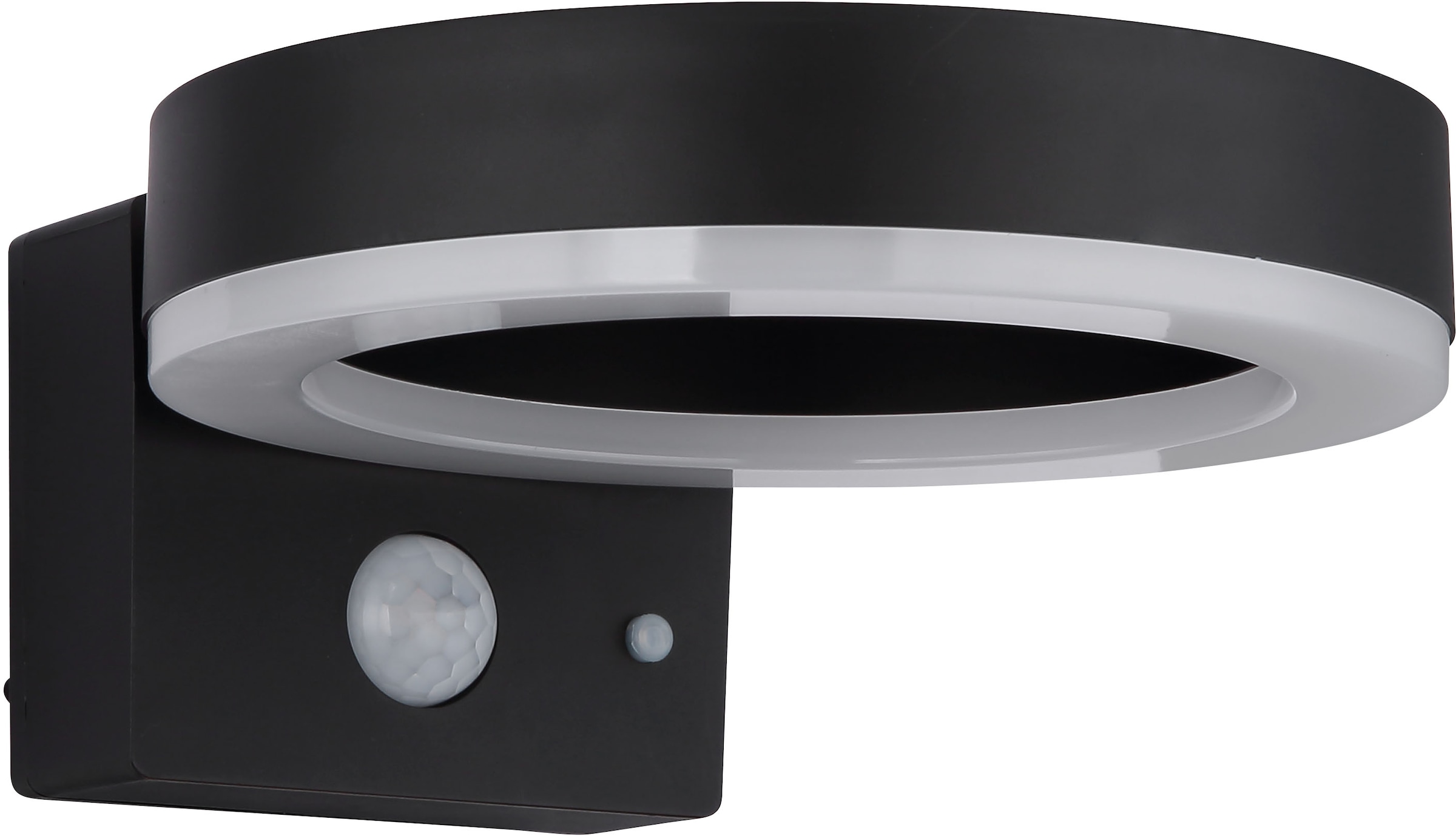 GLOBO LIGHTING LED Solarleuchte »SOLARLEUCHTE KUNSTSTOFF SCHWARZ MATT, 1XLED«, Leuchtmittel LED-Modul | LED fest integriert, Solar/IP44/schwarz/Garten/Terrasse/Sensor