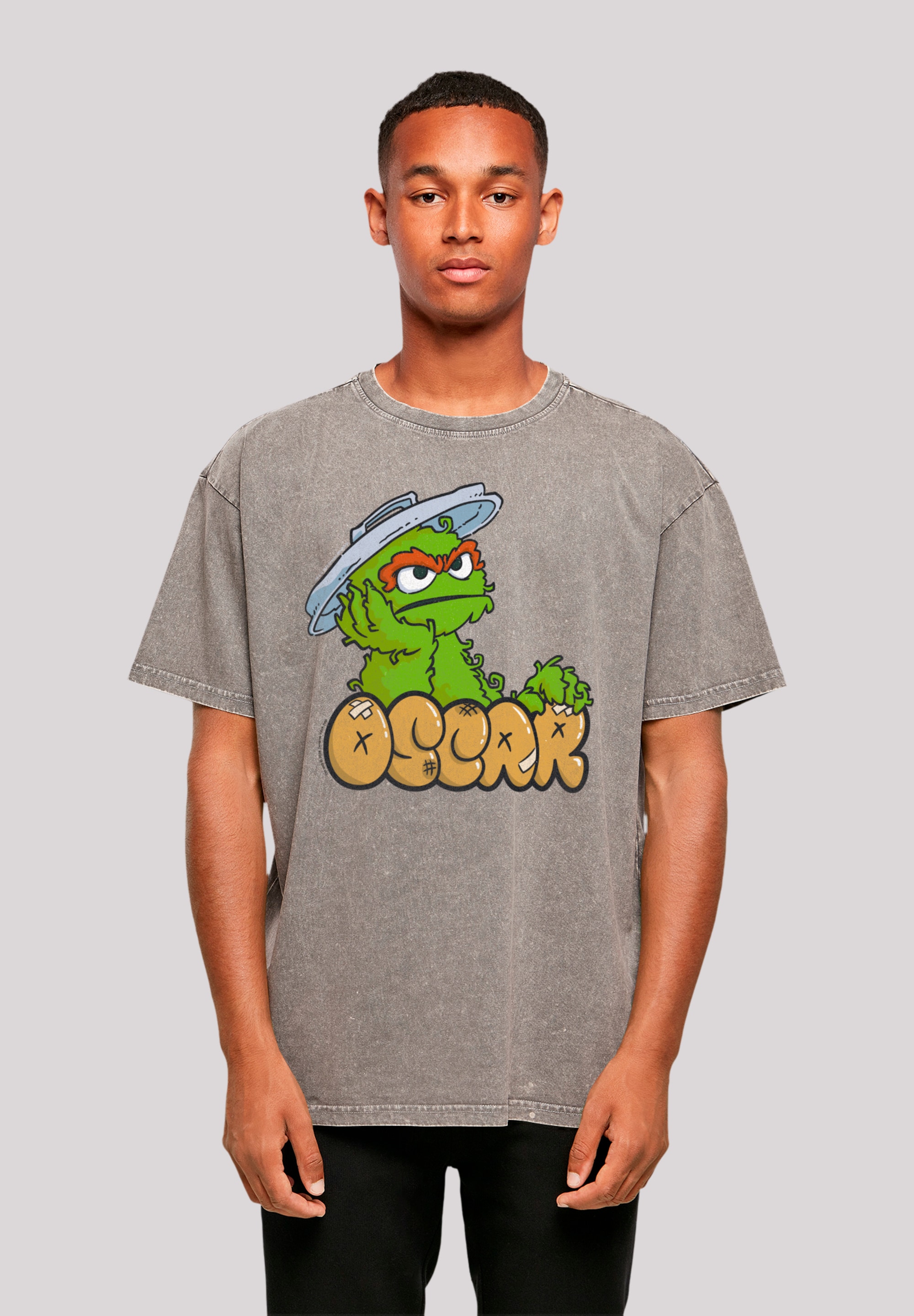 T-Shirt »Sesamstraße Oscar Annoyed«, Premium Qualität, Weihnachts-Kollection