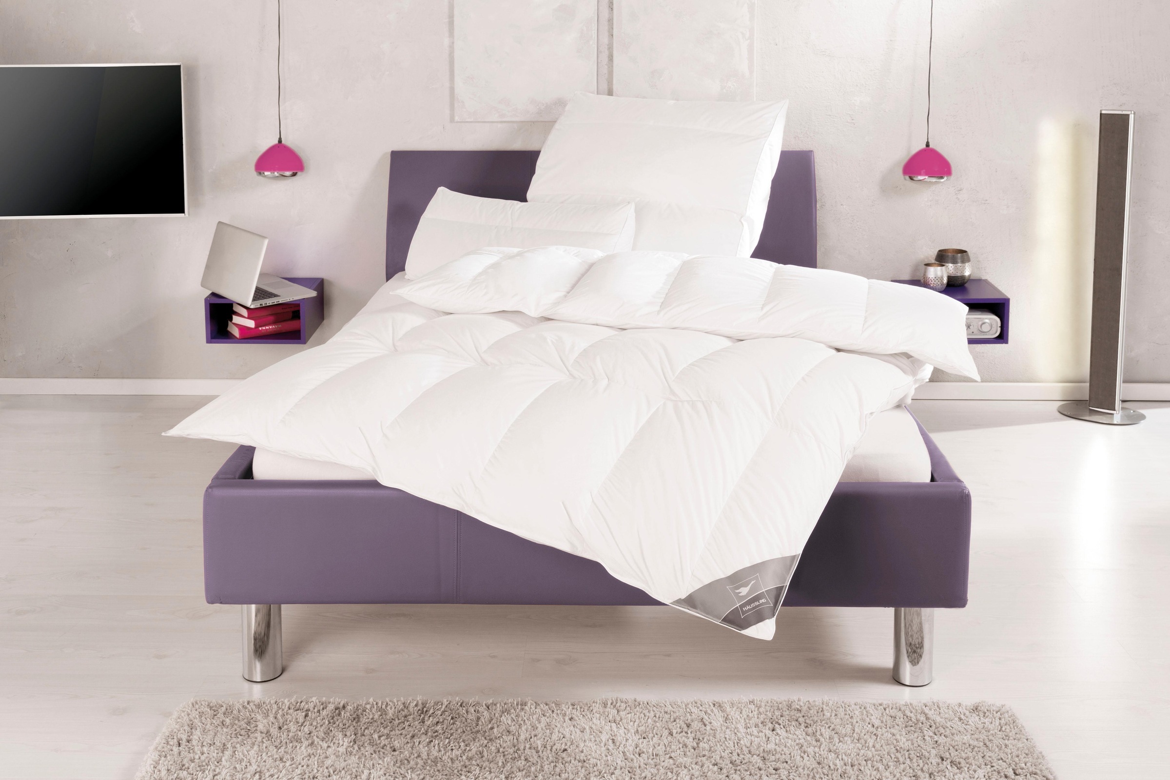 Haeussling Federkissen "BodyPerfect ModernLine" Füllung: 70% Federn, 30% Da günstig online kaufen