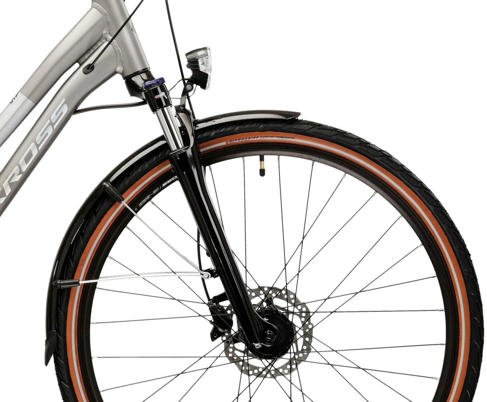 Kross Trekkingrad »KROSS Trekkingrad 28" Trans 5.0 ULT.RA silver 18 Gänge« 18 Gang Shimano CUES U3020 Schaltwerk Kettenschaltung