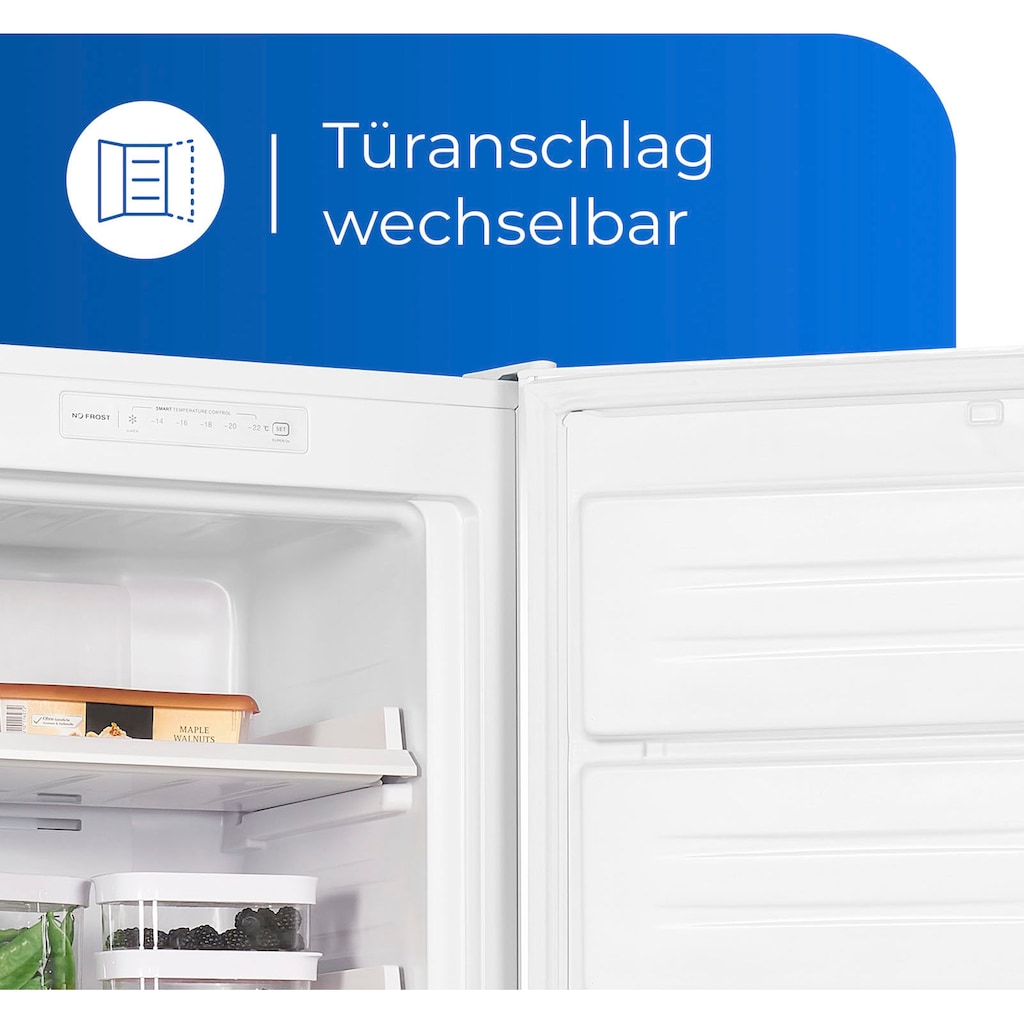 exquisit Gefrierschrank »GS271-NF-H-040D weiss«, 170,5 cm hoch, 54 cm breit