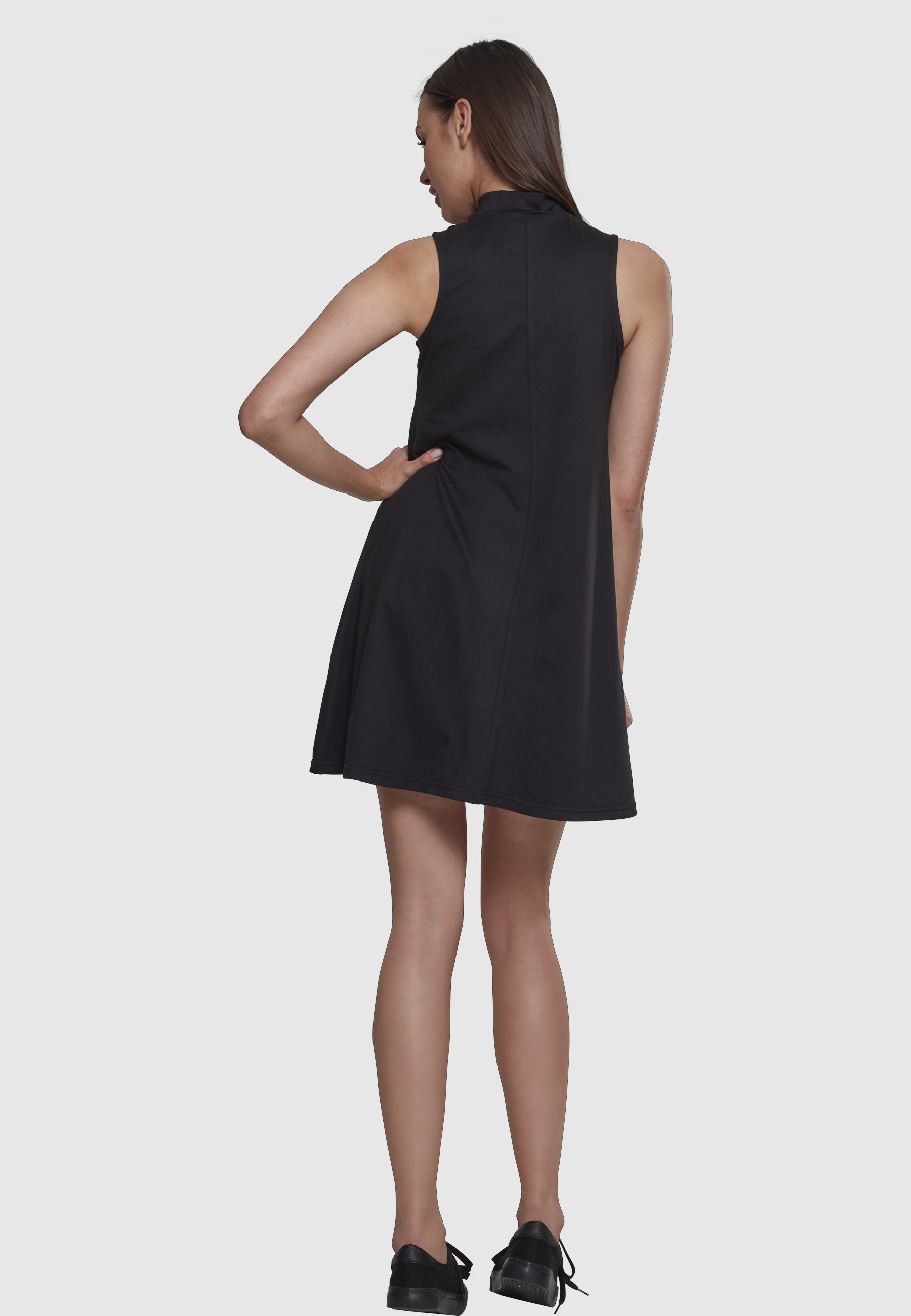 URBAN CLASSICS Shirtkleid »Urban Classics Damen Ladies A-Line Turtleneck Dress« 1 Stk. tlg.