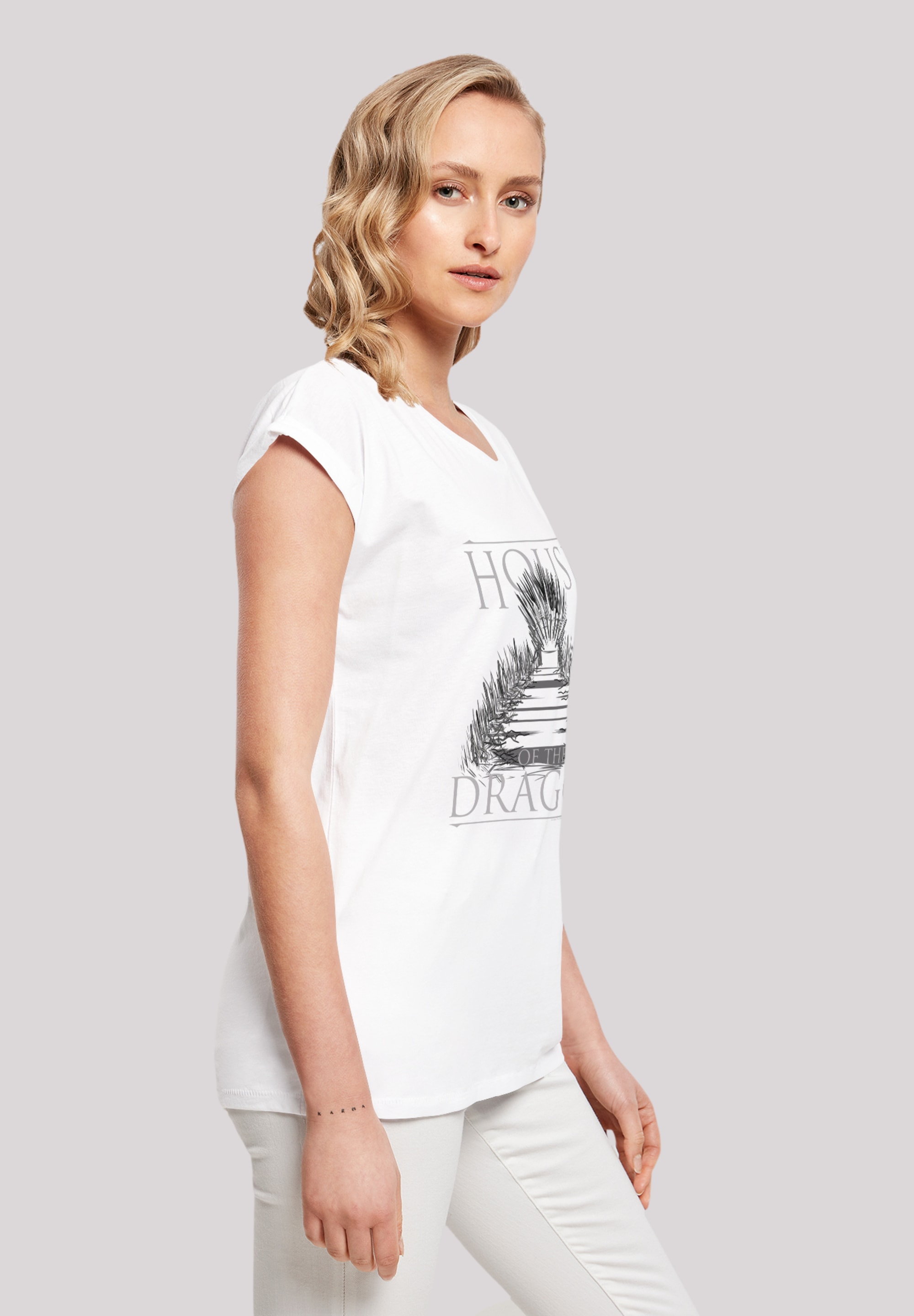 F4NT4STIC T-Shirt »House Of The Dragon Throne«, Premium Qualität