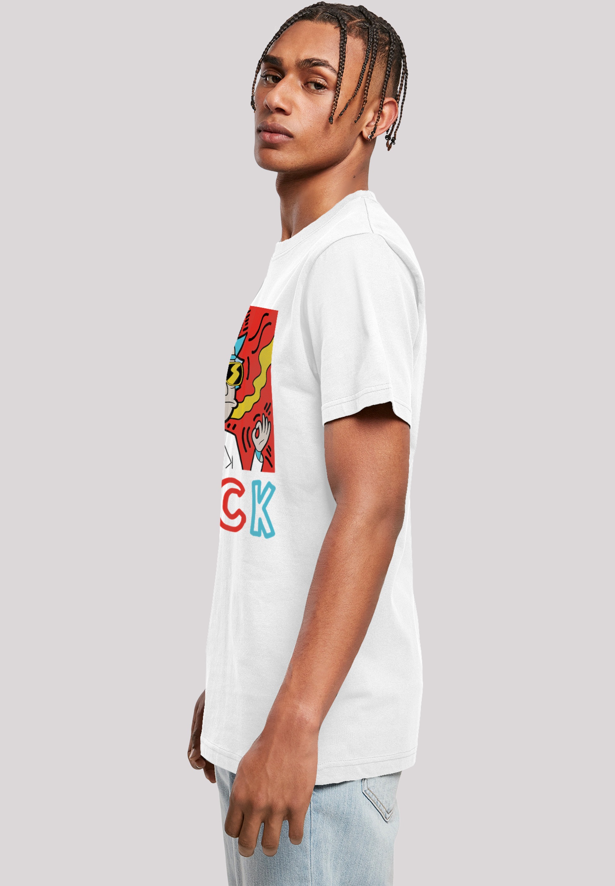F4NT4STIC T-Shirt »Cool Rick - Rick and Morty«, Herren,Premium Merch,Regular-Fit,Basic,Bedruckt