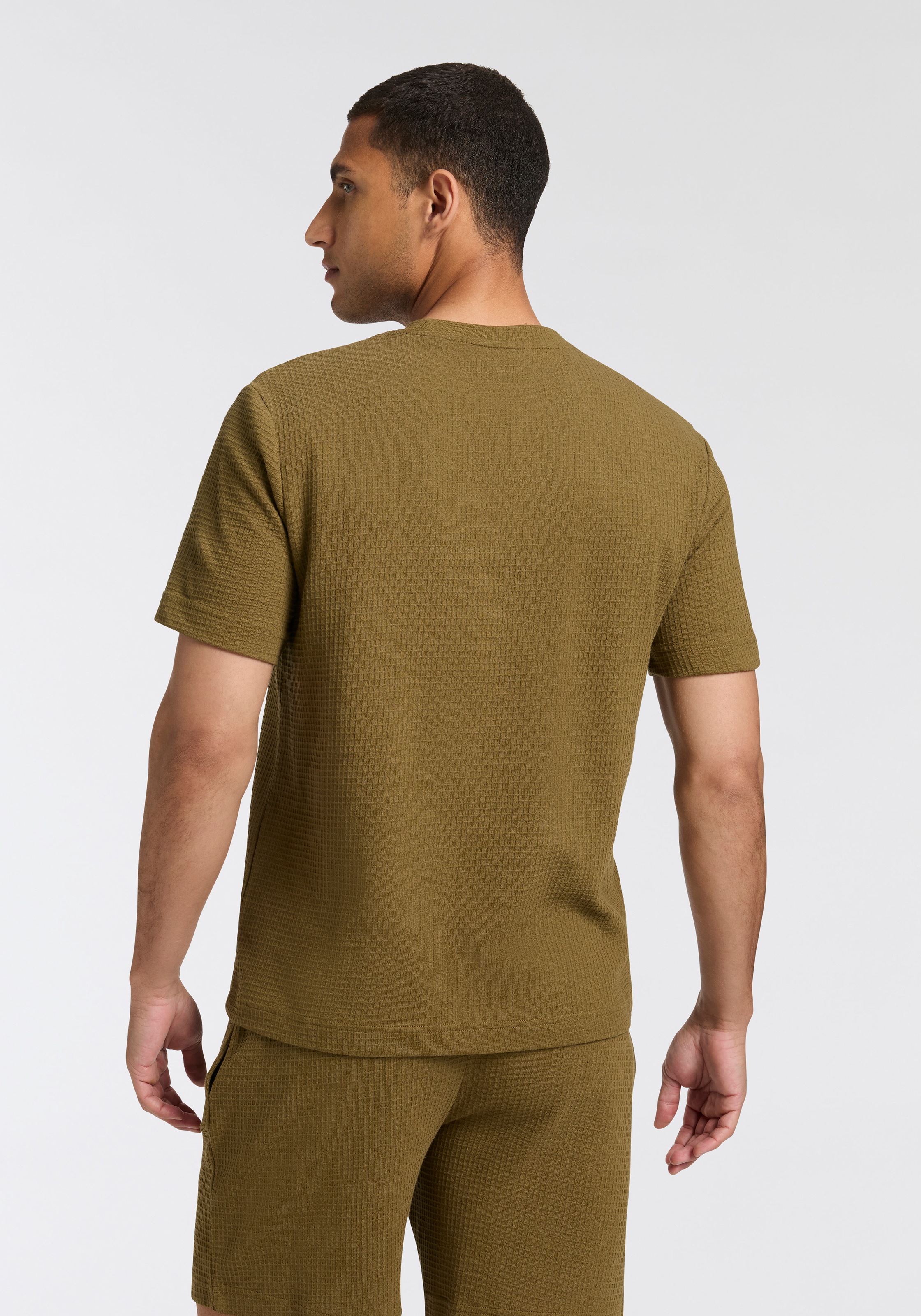 HUGO Underwear T-Shirt »,Austin T-Shirt«, Waffelstruktur und Logo-Stickerei