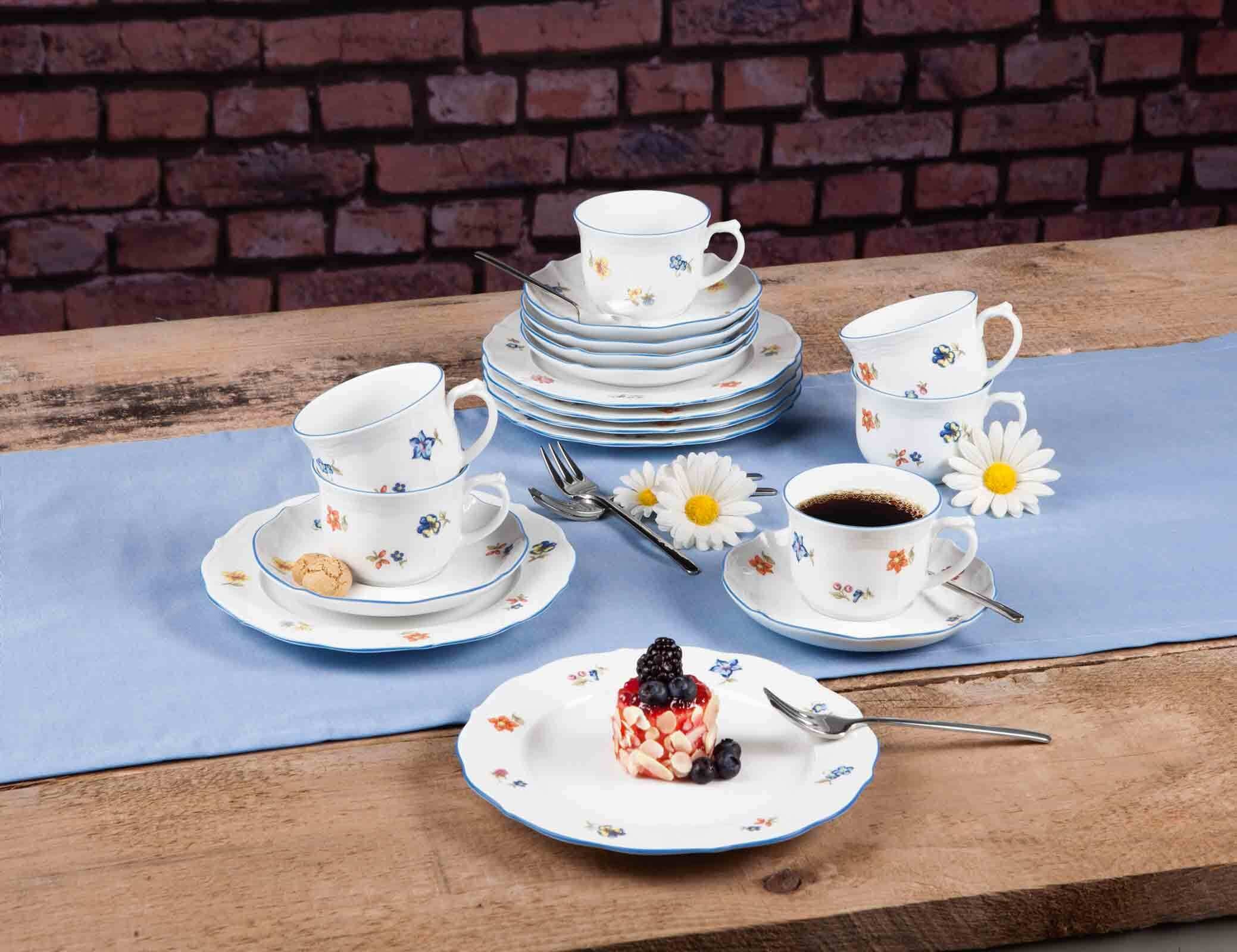 Seltmann Weiden Eierbecher »Eierbecher Sonate Nostalgie ø 12,5 cm 6er Set weiß«