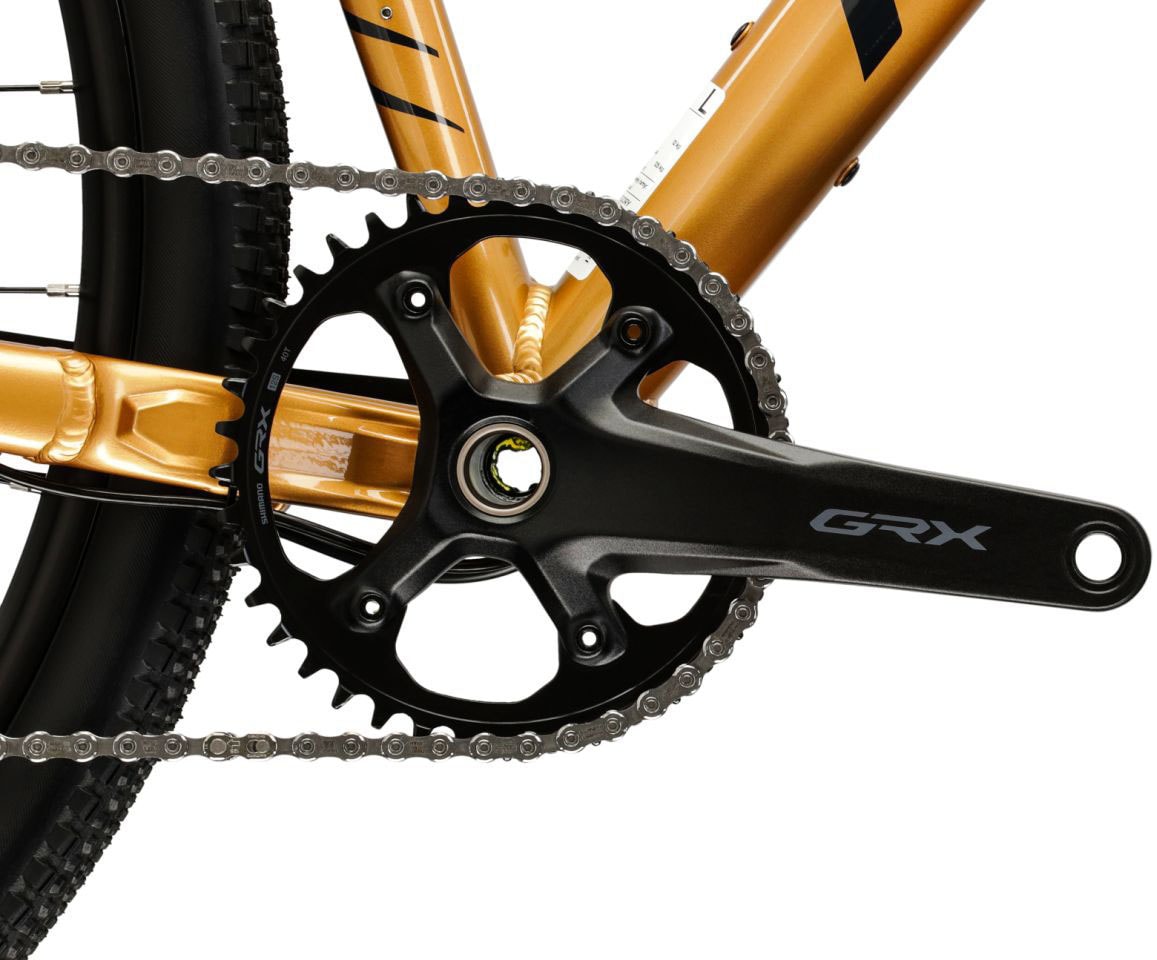 Kross Gravelbike »Gravelbike Esker 5.0 GRX 1X12 Grau 12 Gänge« 12 Gang Shimano GRX RX822 Schaltwerk Kettenschaltung