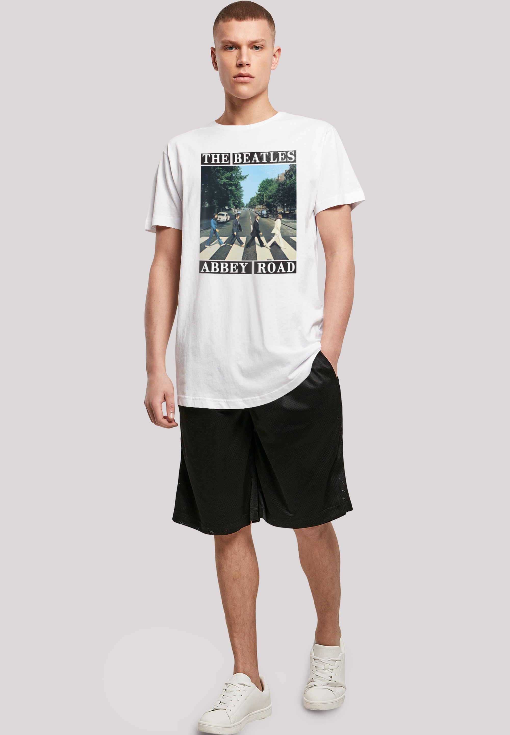 F4NT4STIC T-Shirt »The Beatles Band Abbey Road«, Print