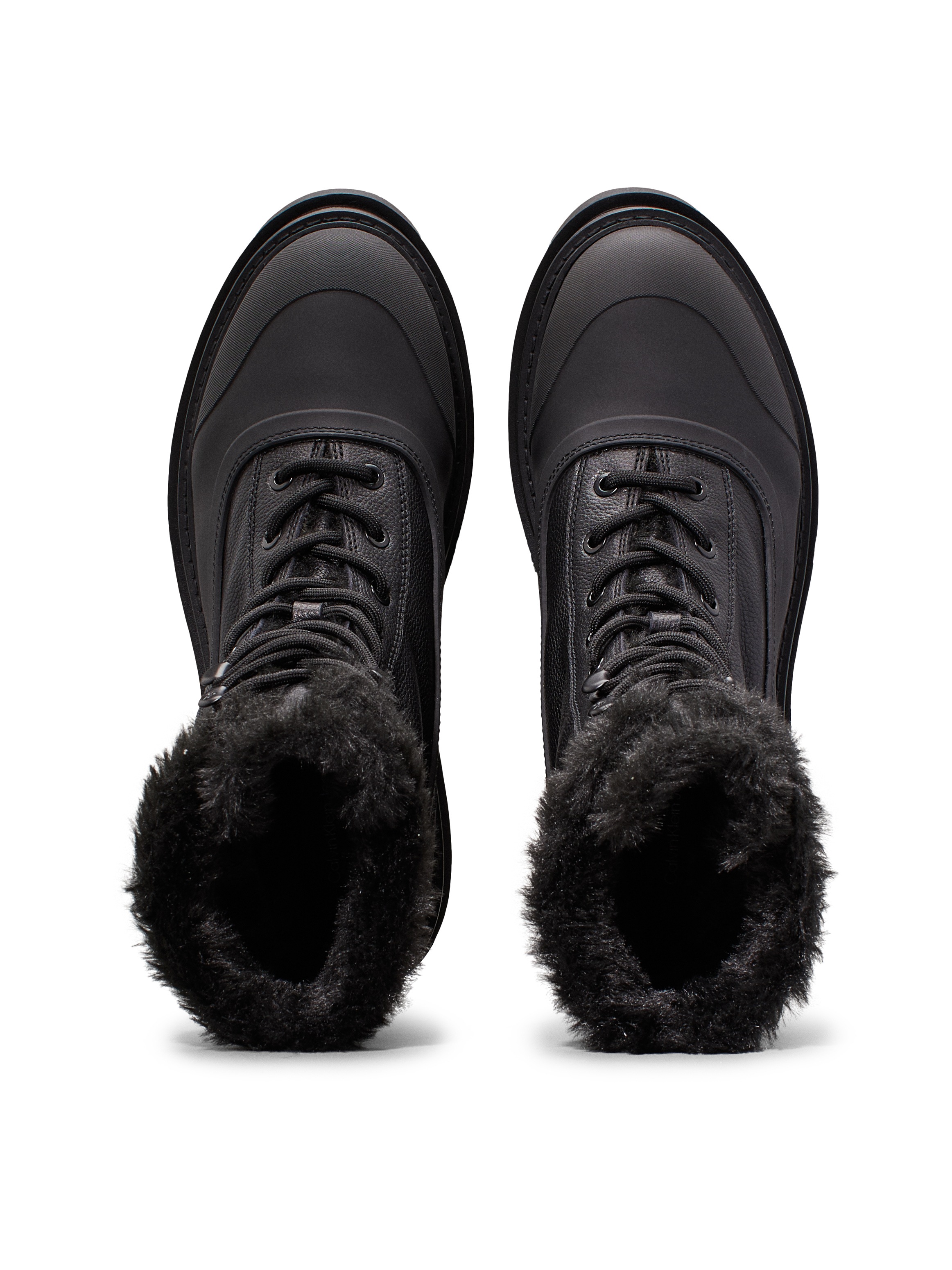Calvin Klein Jeans Winterboots »FLATFORM LACE UP BOOT PADDED«, Schnürboots, Stiefelette, Plateau-Profilsohle, mit Warmfutter
