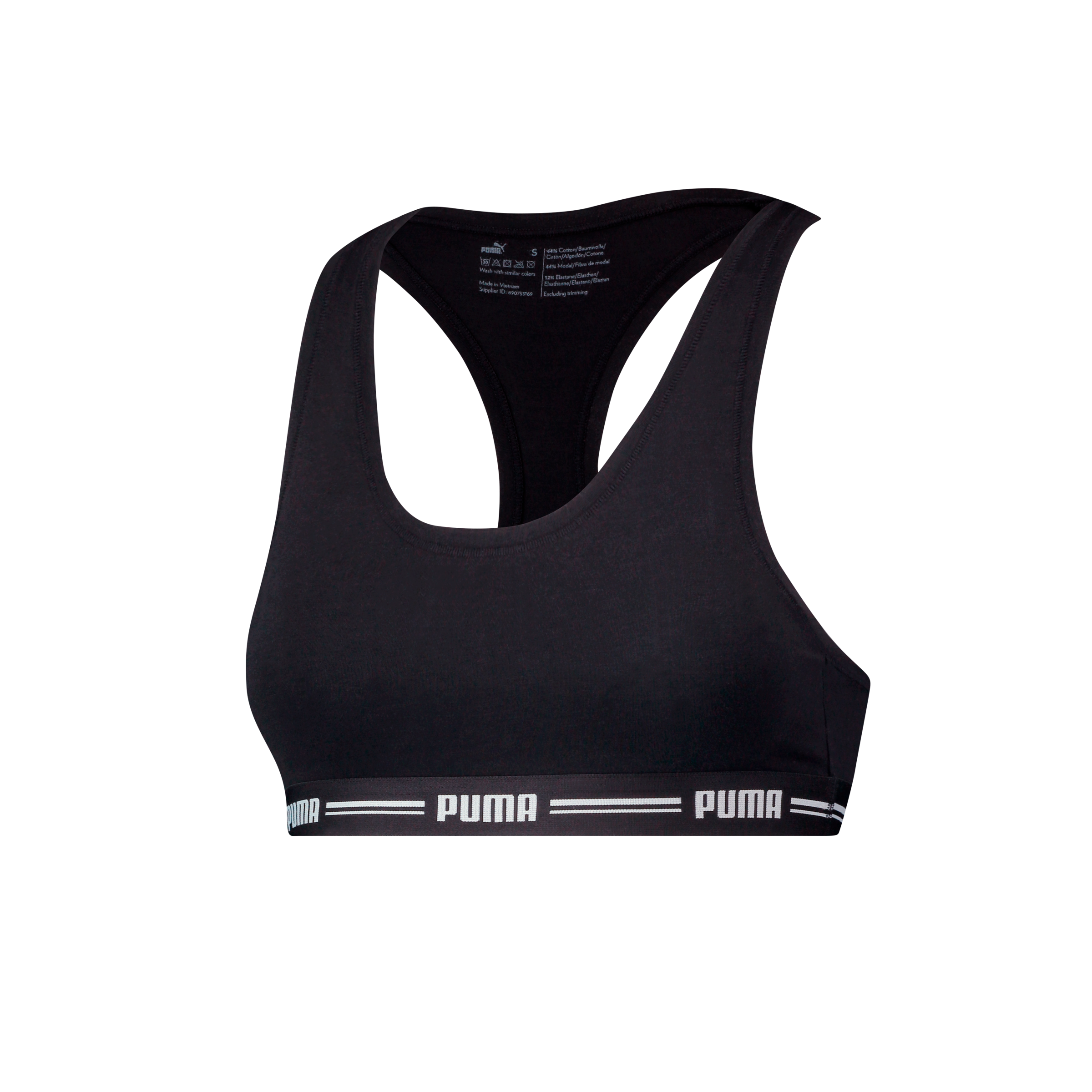 PUMA Sport-Bustier "PUMA WOMEN RACER BACK TOP 1P HANG", mit markantem Logob günstig online kaufen