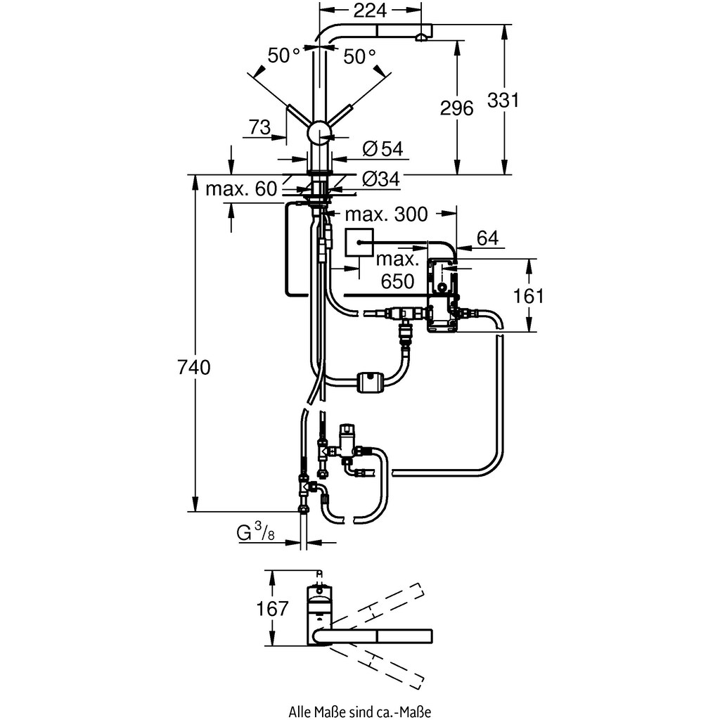 Grohe Spültischarmatur »Minta«