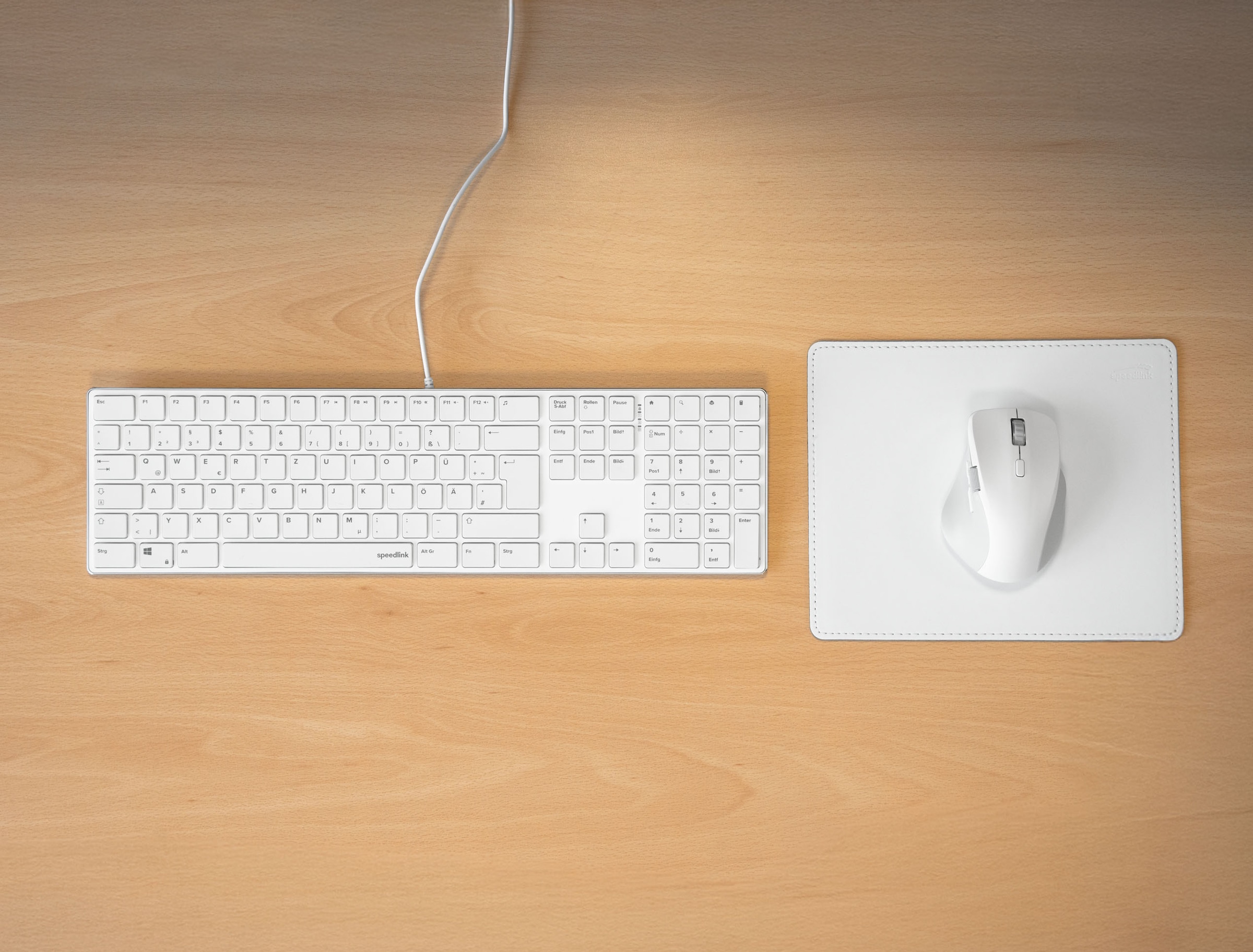 Speedlink Slimline-Tastatur »RIVA Slim Metal Scissor«, (Antirutsch-Füße-Fn-Tasten-Ziffernblock-Funktionstasten)