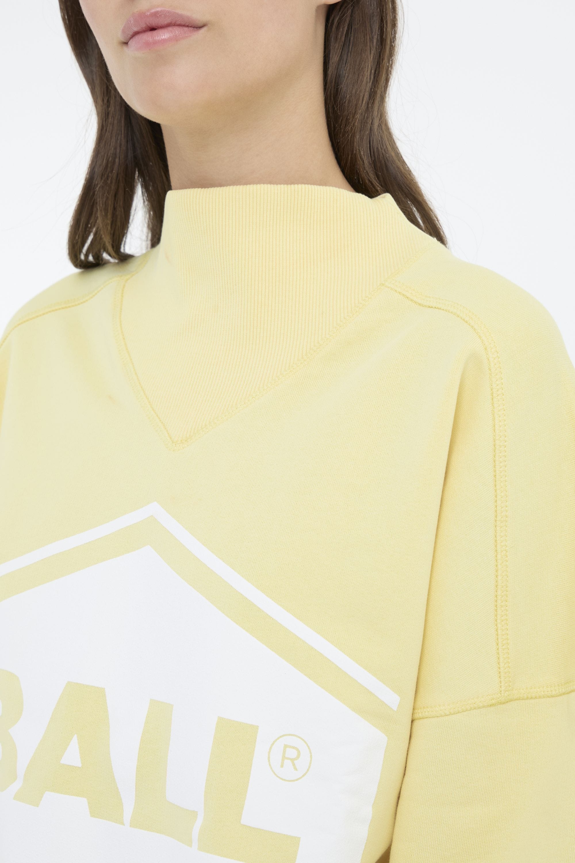 BALL Rundhalspullover »Sweater BAFOSSATI HIGH COLLAR«