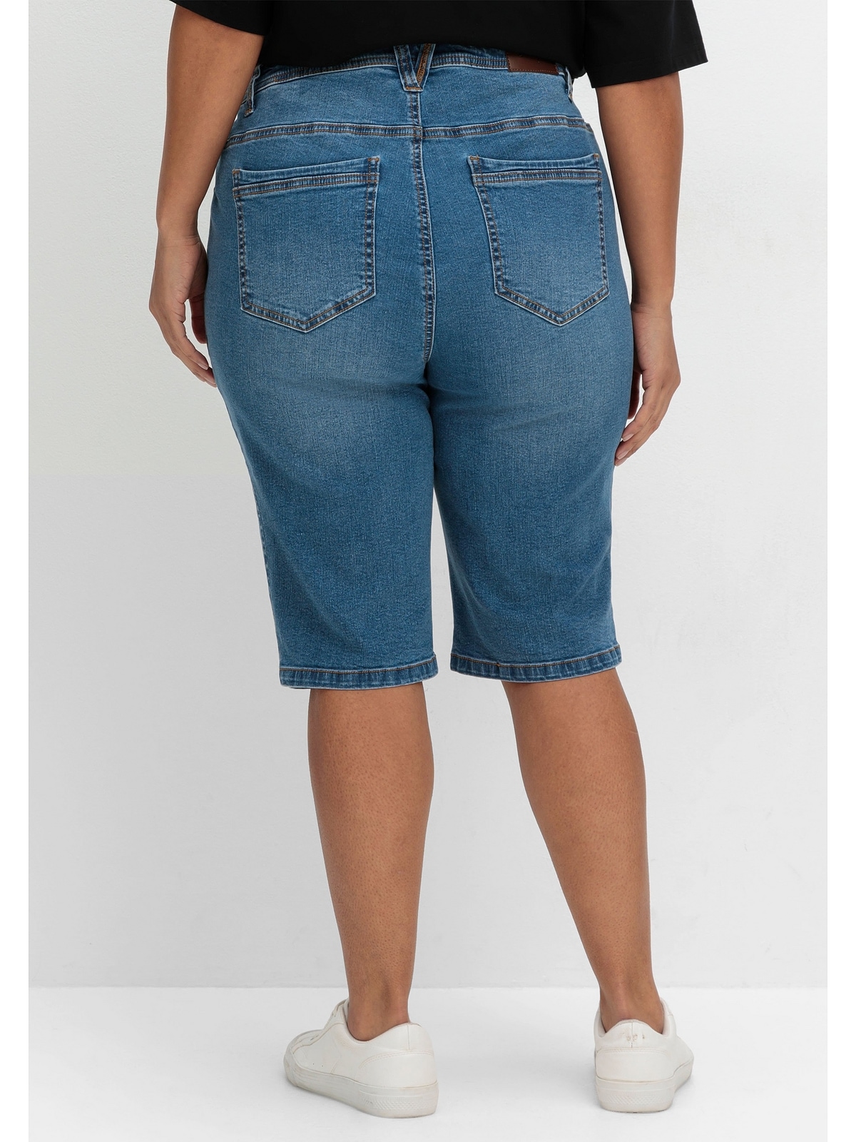 Sheego Jeansbermudas »Große Größen«, im Curvy-Schnitt VERENA