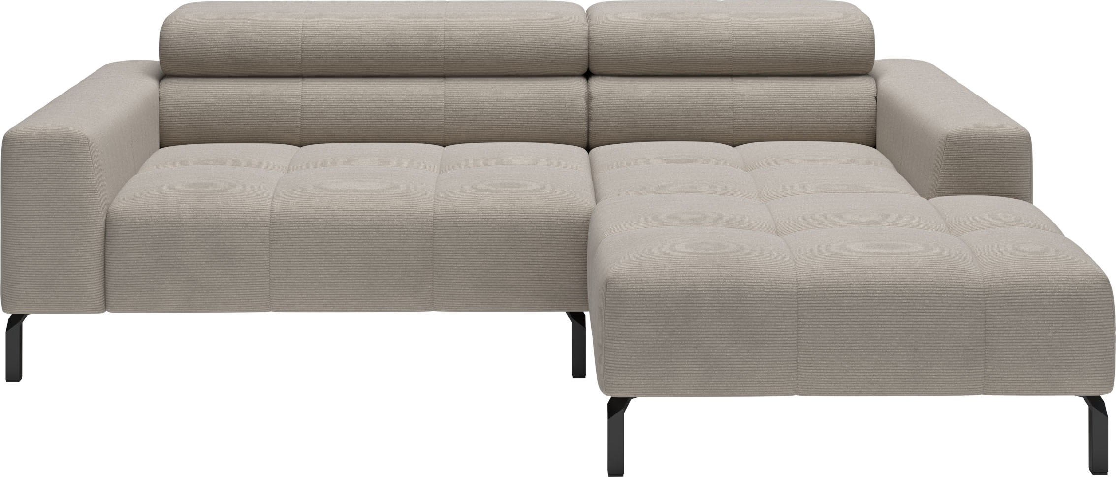 Home affaire Ecksofa "Ecksofa Claya, L-Form, Kopfteilverstellung, Breite 22 günstig online kaufen