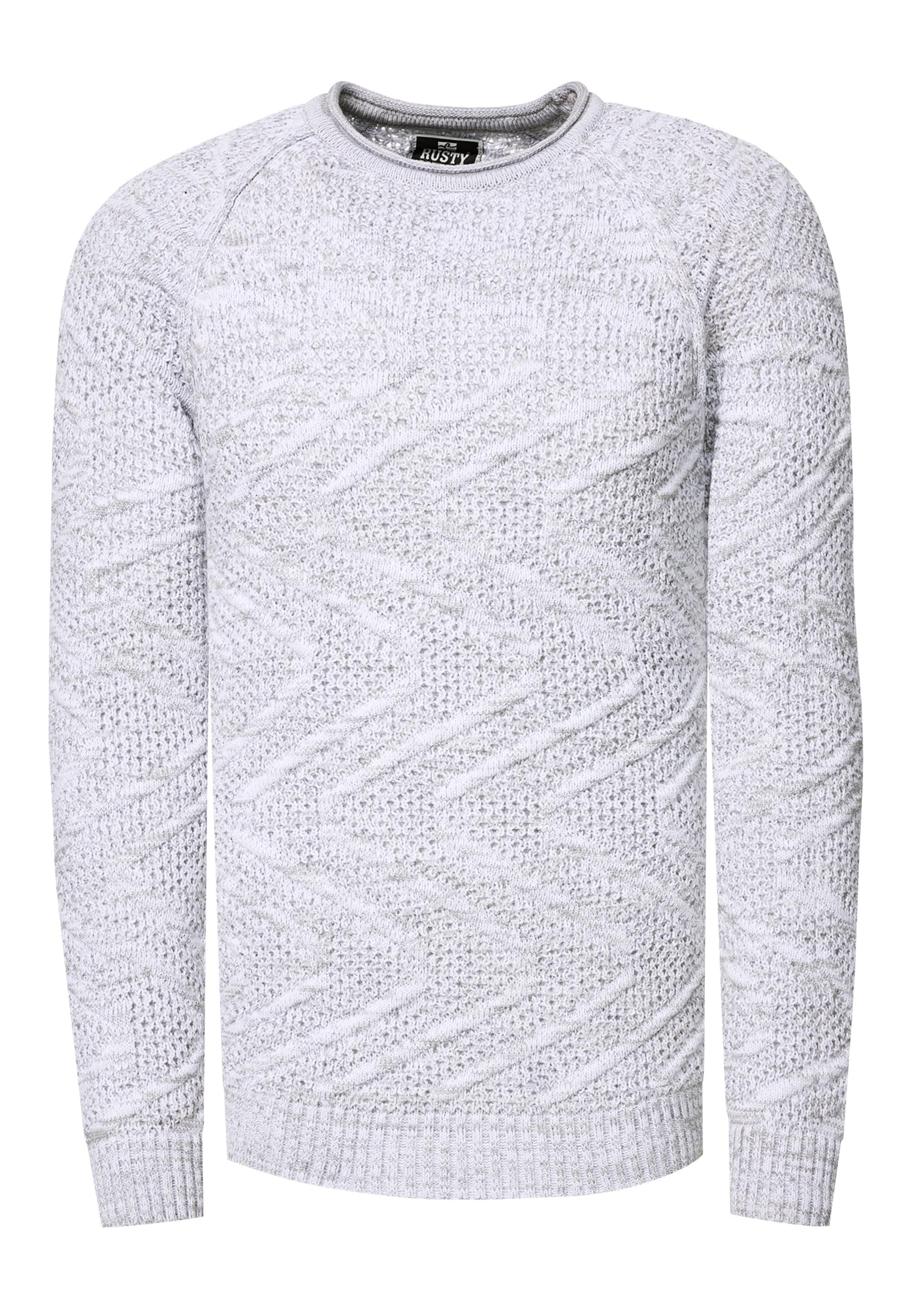 Rusty Neal Strickpullover, mit stylischem Muster